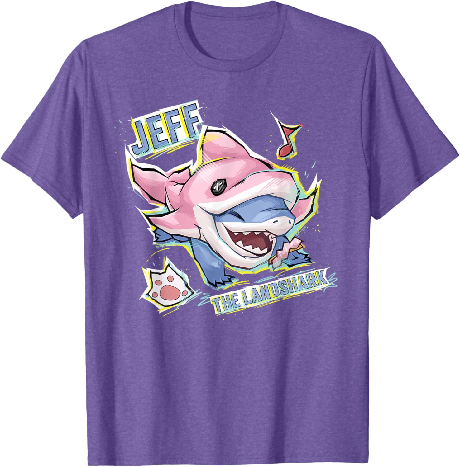 Marvel Rivals PVP Jeff the Land Shark Dolphin Skin T-Shirt for Fans - 18