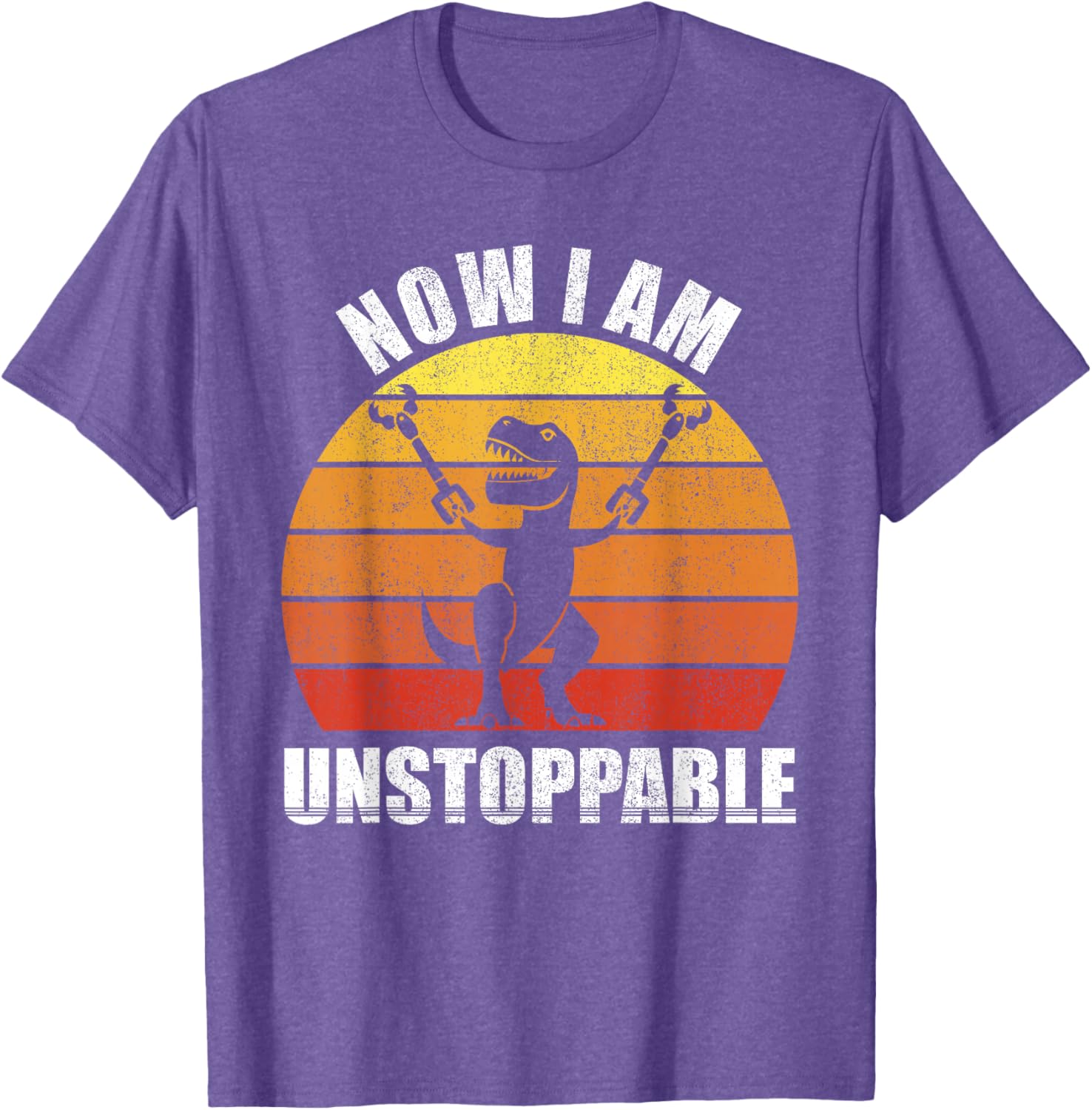 Funny Retro Unstoppable T-Rex Shirt Vintage Gift for Dino Lovers - 7