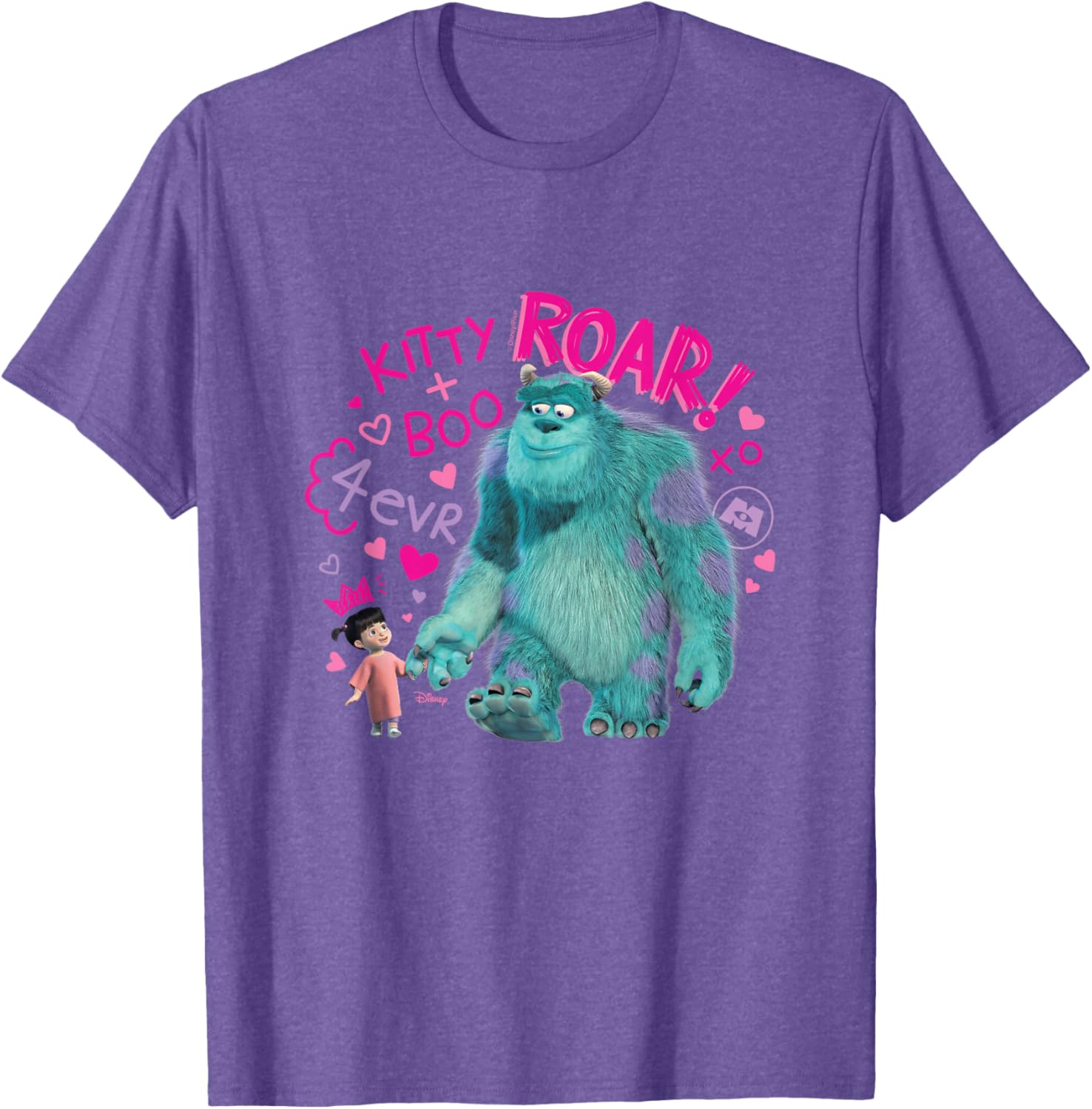 Monsters Inc Kitty and Boo Forever T-Shirt for Kids and Adults - 6