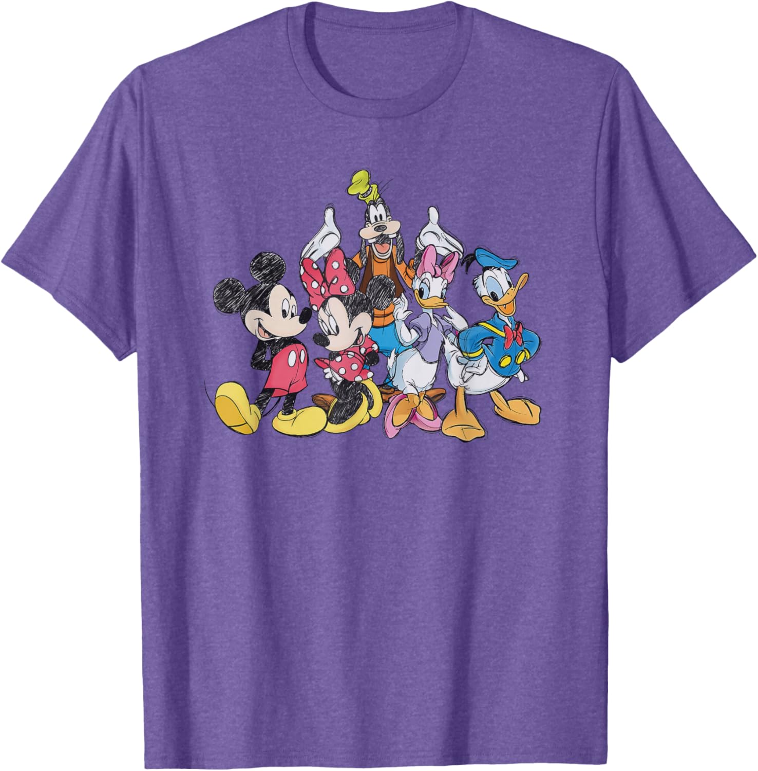 Mickey Mouse and Friends Short Sleeve T-Shirt for Kids and Adults - 1