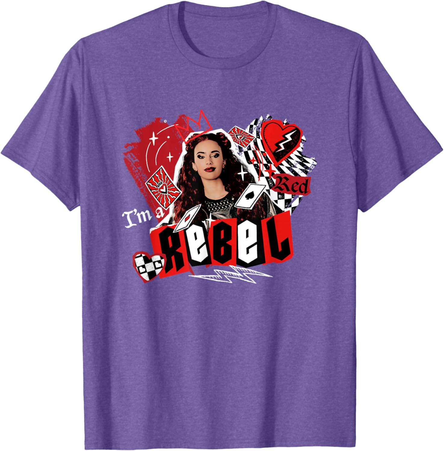 Disney Descendants The Rise Of Red I'm A Rebel Vintage T-Shirt for Fans - 1