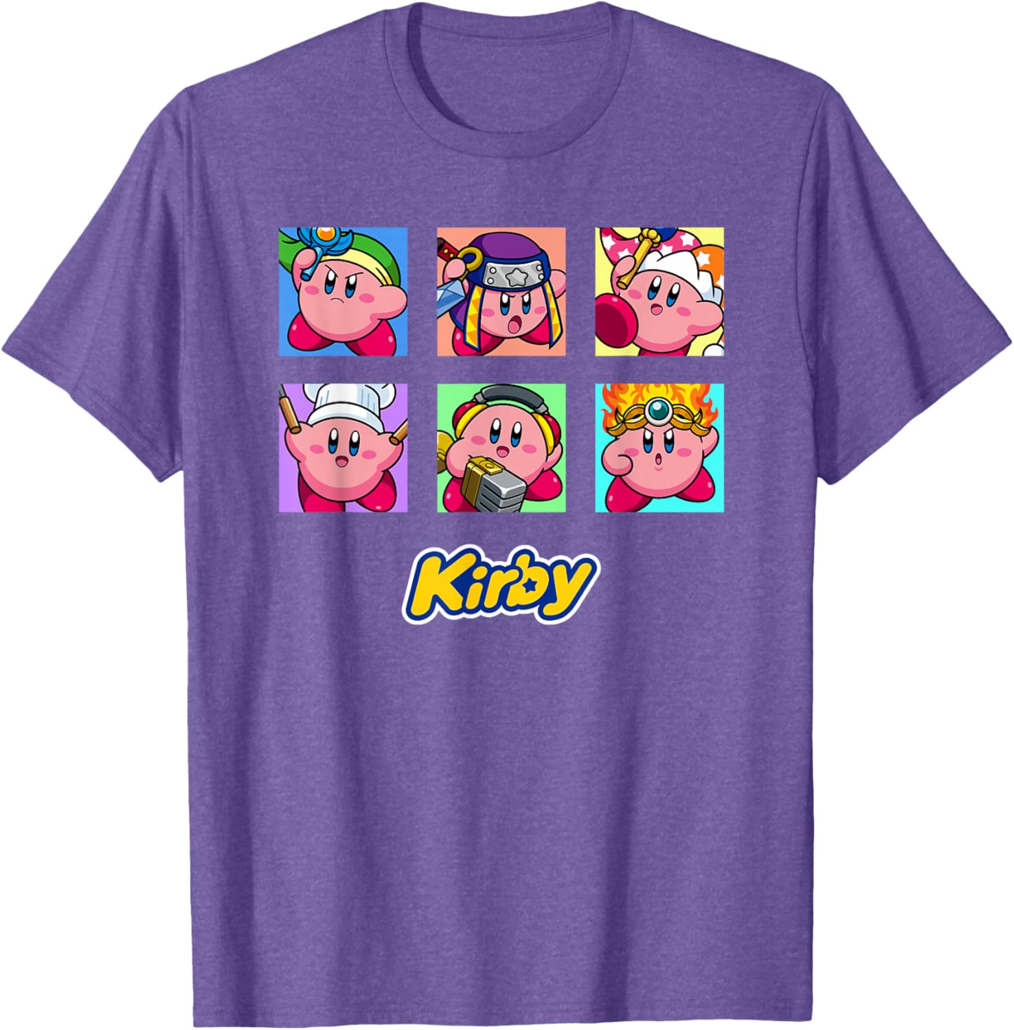 Kirby Selected Abilities Collage Pop Art Full Color T-Shirt for Fans - 11