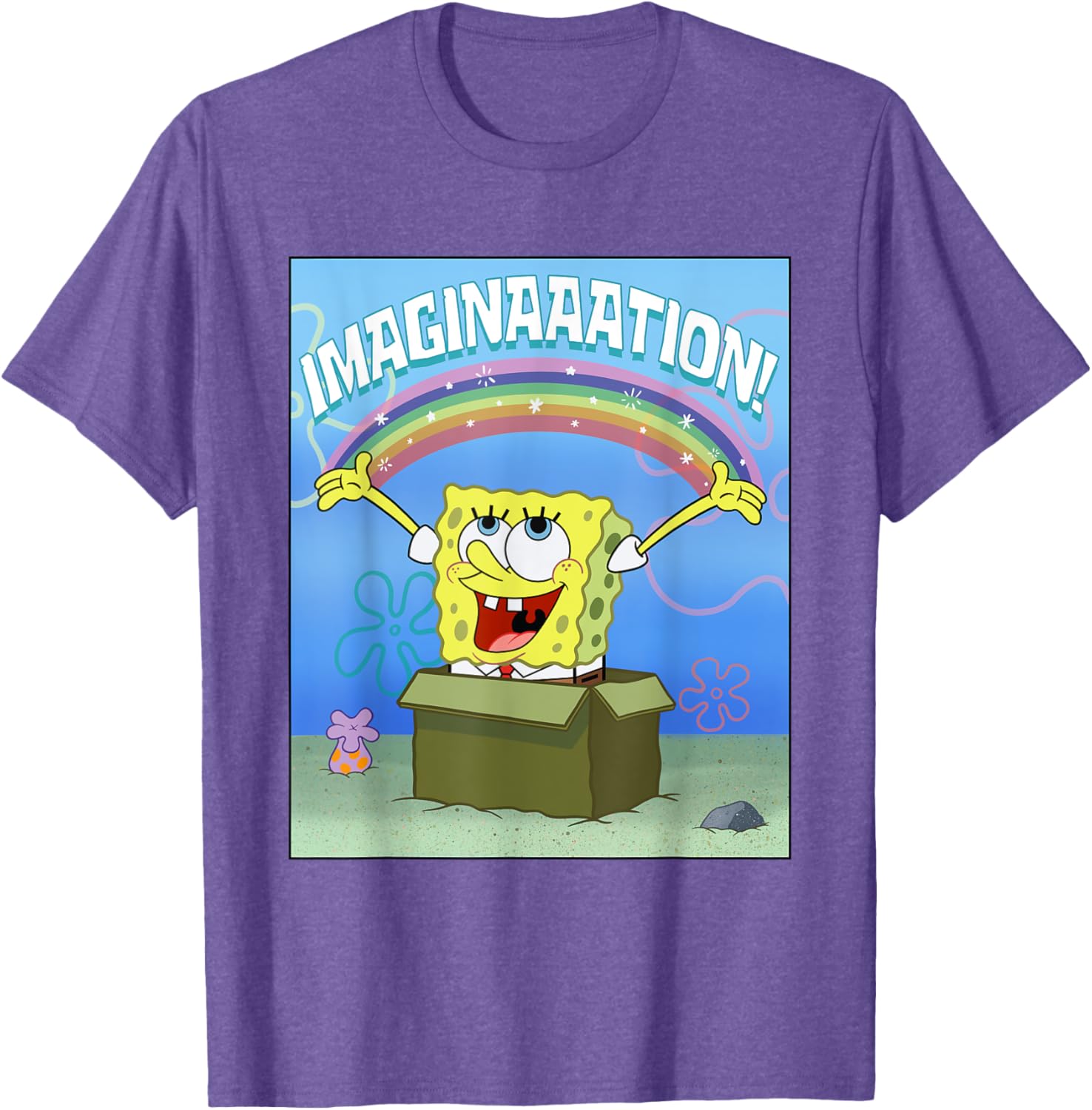 Mademark SpongeBob SquarePants Imaginaaation Box Funny T-Shirt for All Ages - 5