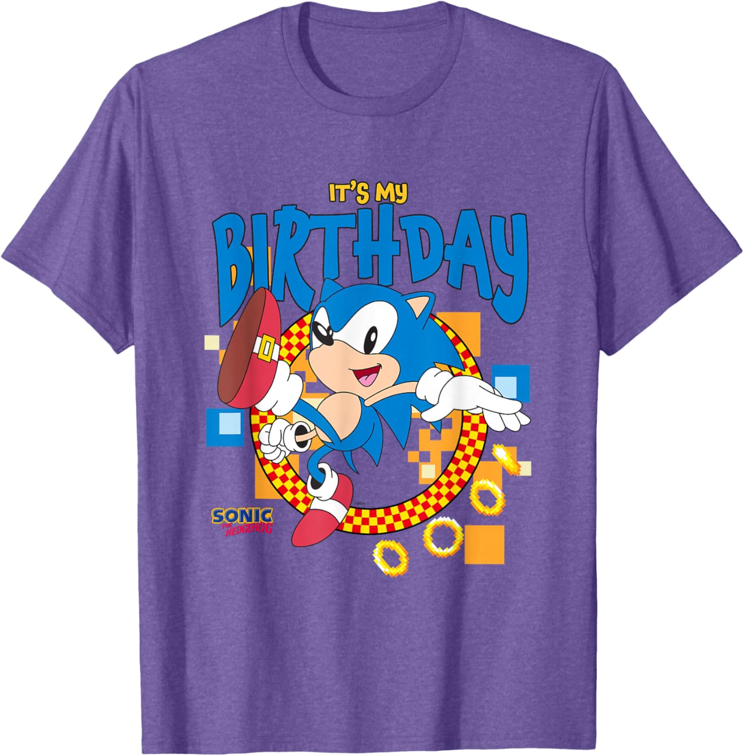 Sonic The Hedgehog Birthday T-Shirt for Fun Celebrations and Parties - 2