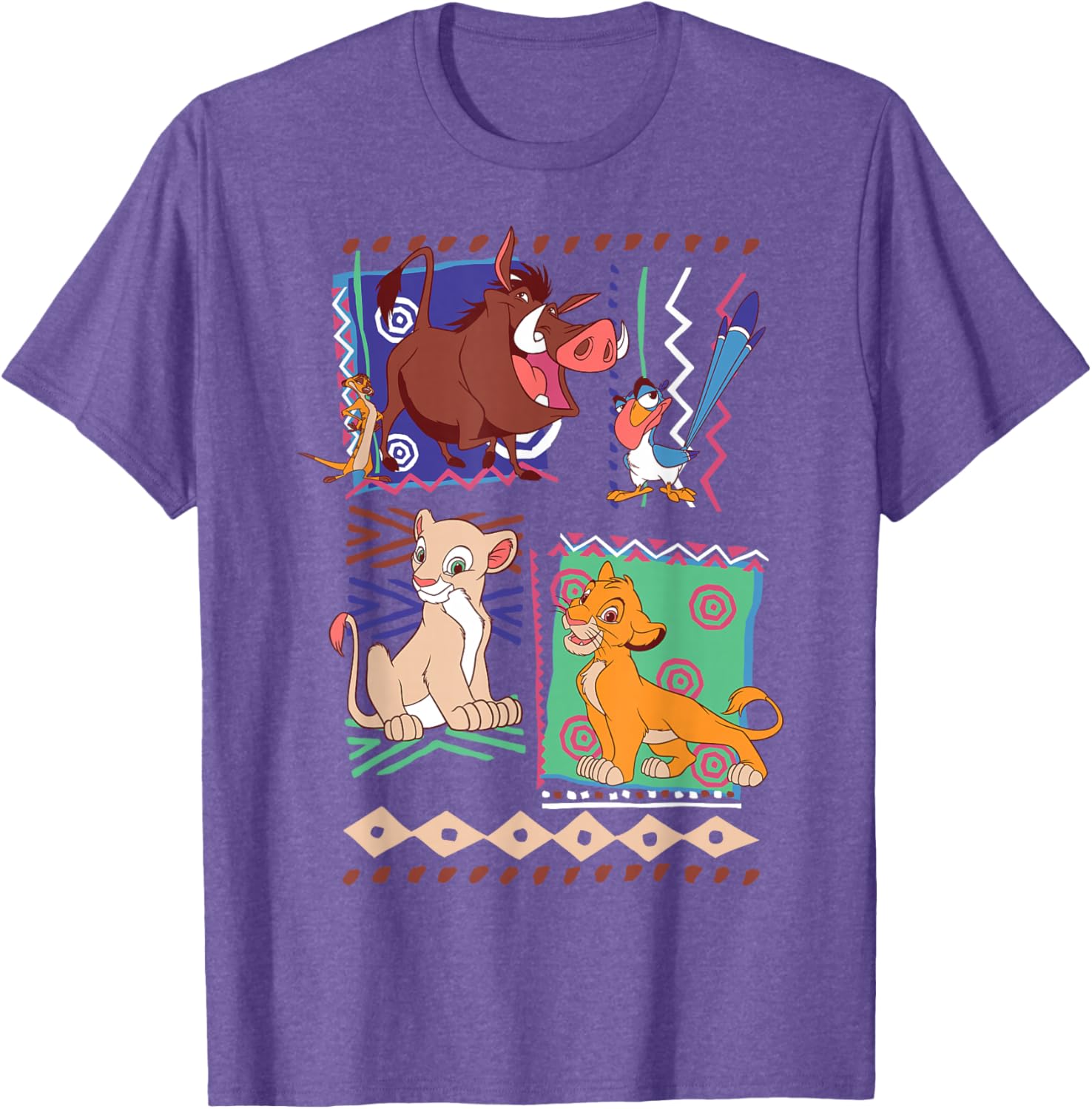 Disney Lion King Simba and Timon Graphic T-Shirt for Fans and Collectors - 3