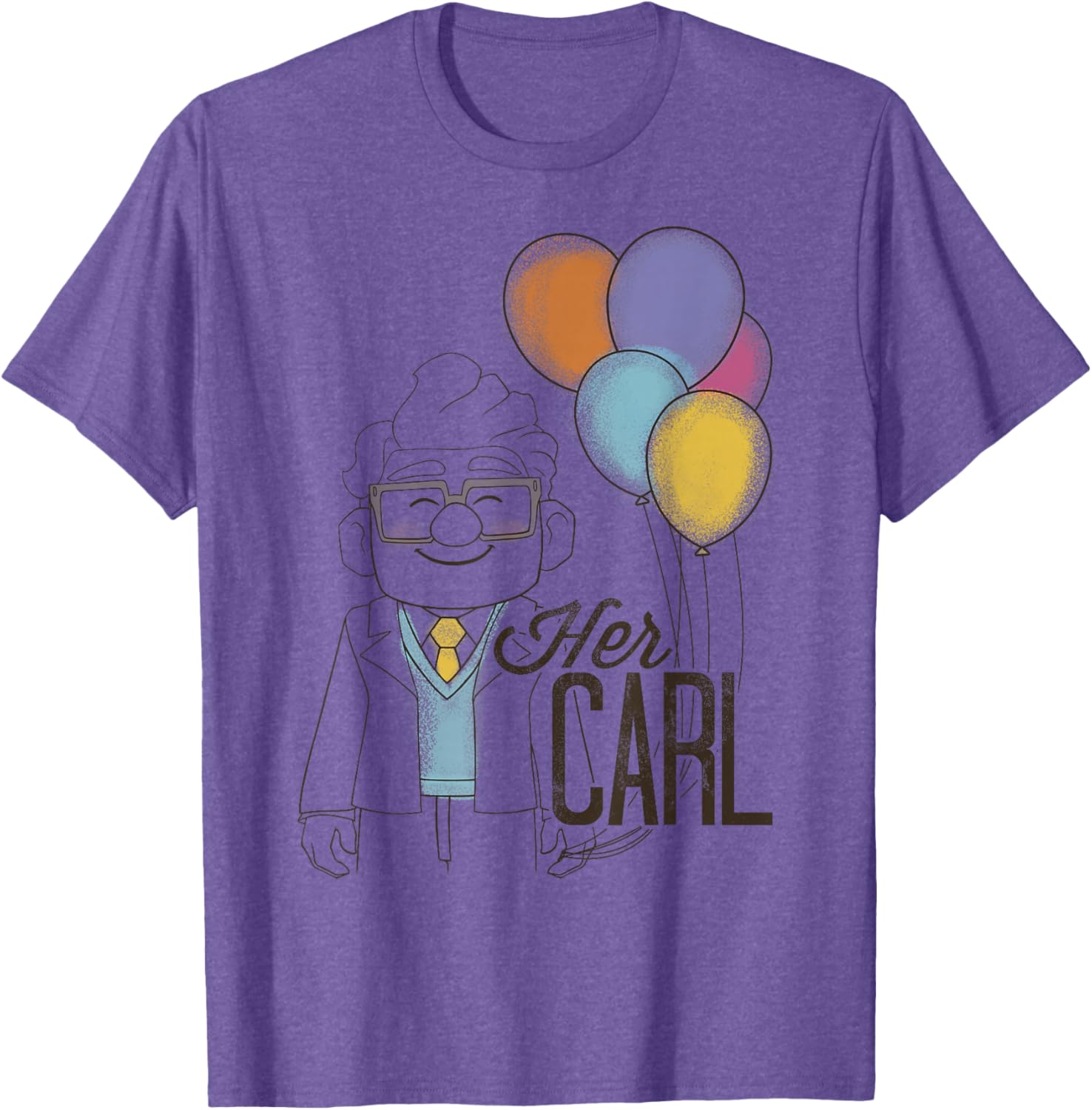Disney Pixar Up Carl Couples T-Shirt Adorable Matching Apparel - 4