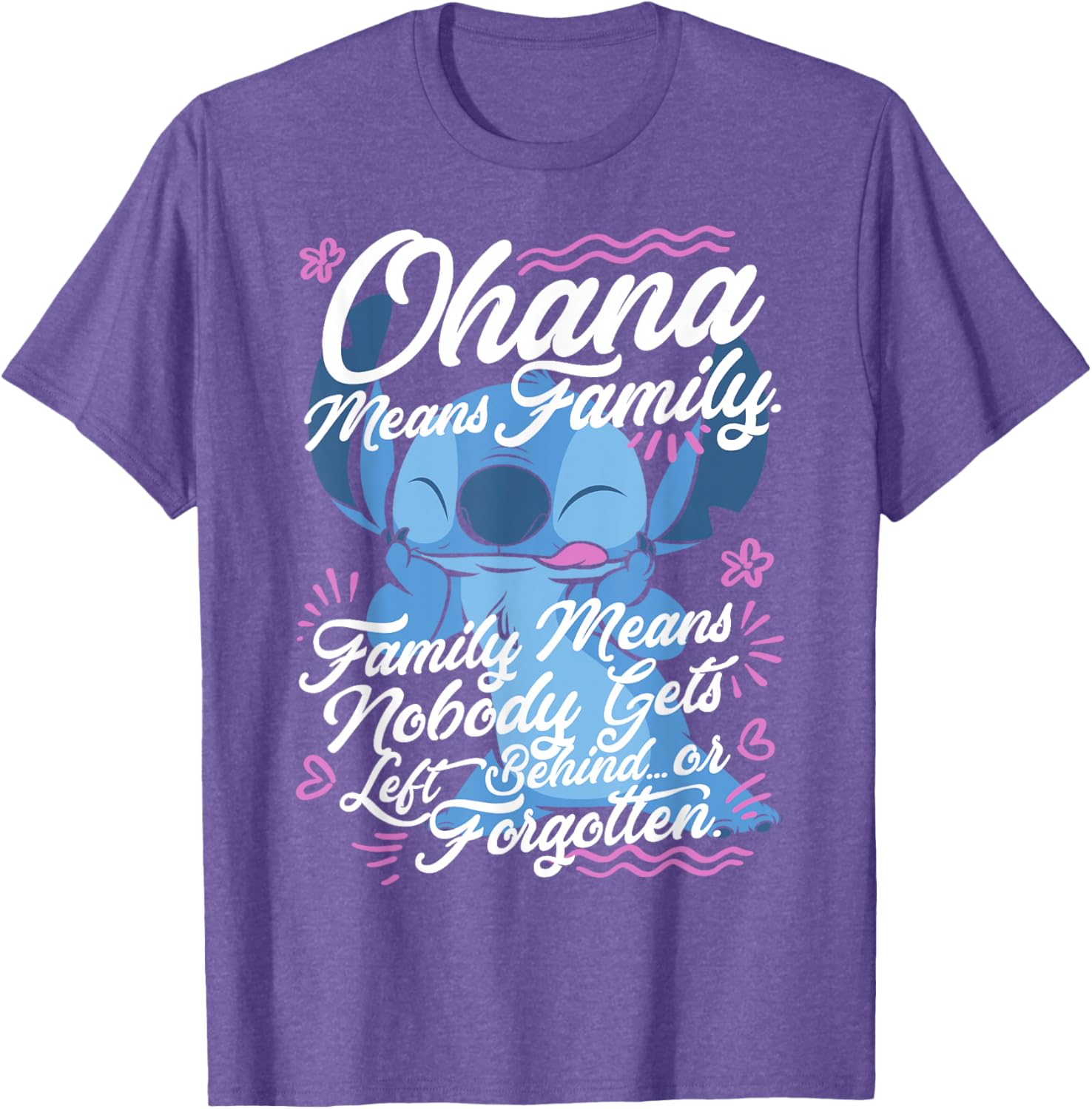 Lilo & Stitch Stitch Ohana Means Family T-Shirt for Disney Fans - 2