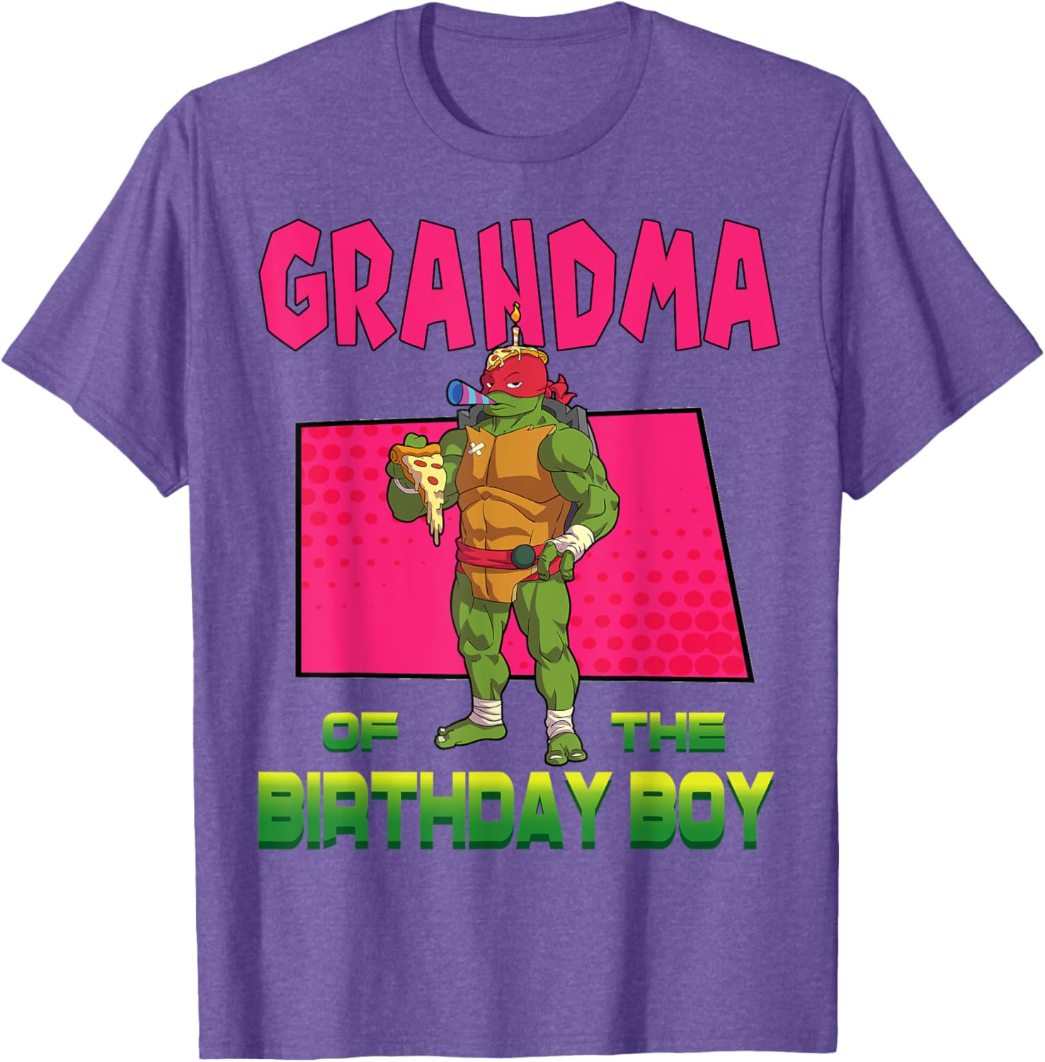 Mademark Raphael Birthday Boy Pizza Party T-Shirt for Kids - 22