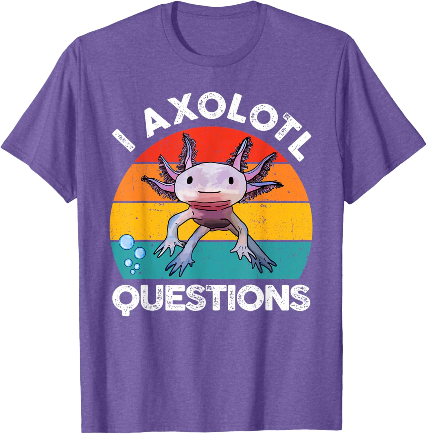 Cute Axolotl Questions Graphic Kids T-Shirt Fun and Stylish Gift for Kids - 12