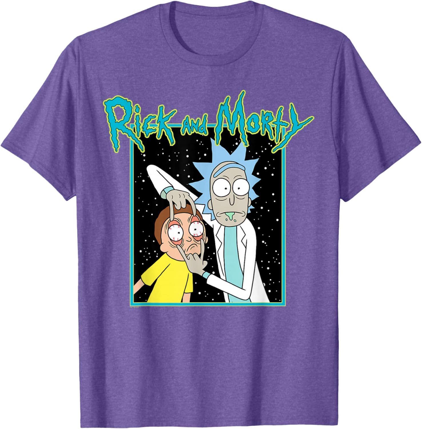 Rick and Morty Space Look Morty T-Shirt for Trendy Cartoon Style - 14