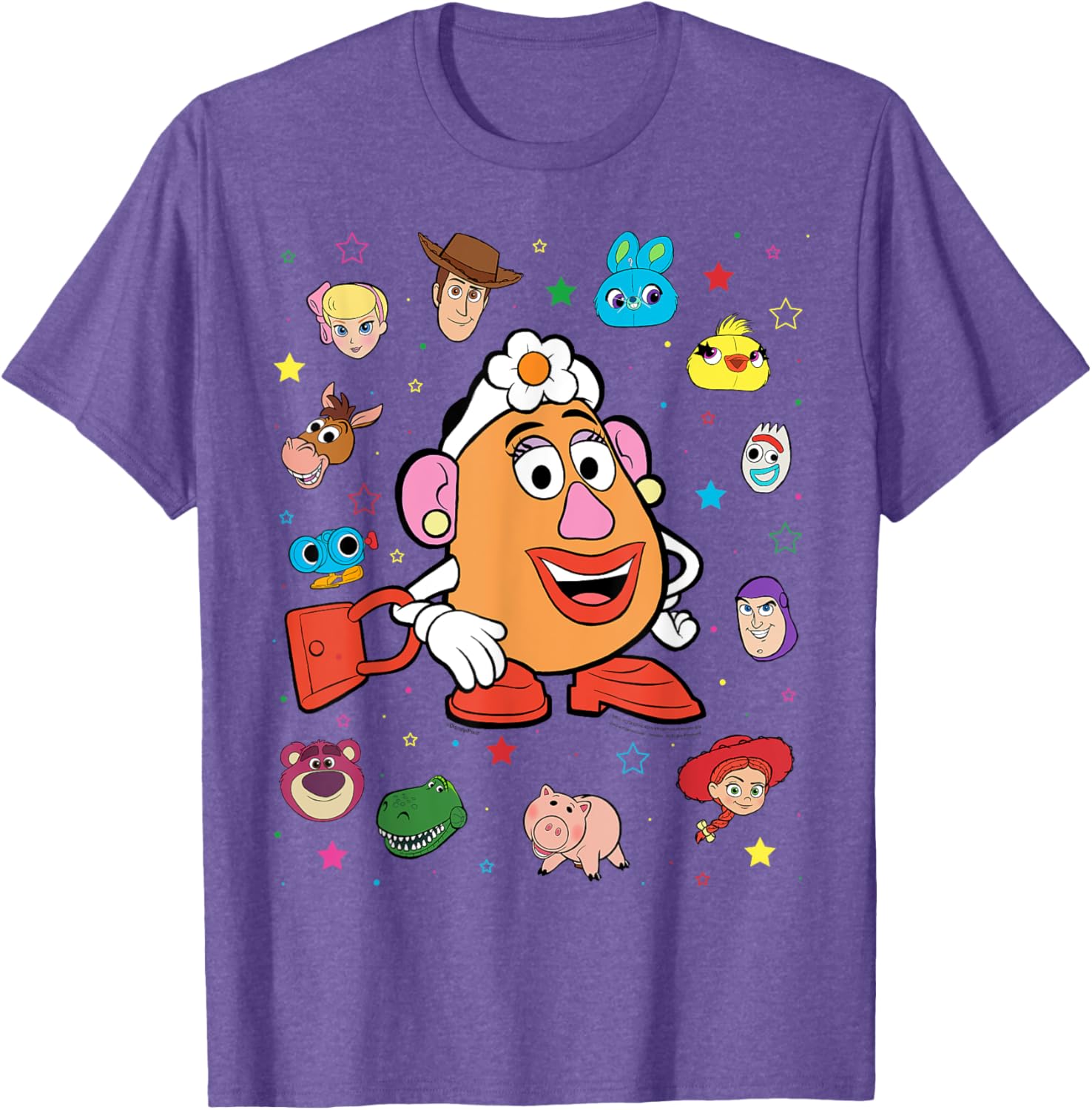 Fun Toy Story Mrs. Potato Head Costume T-Shirt for Kids and Adults - 9