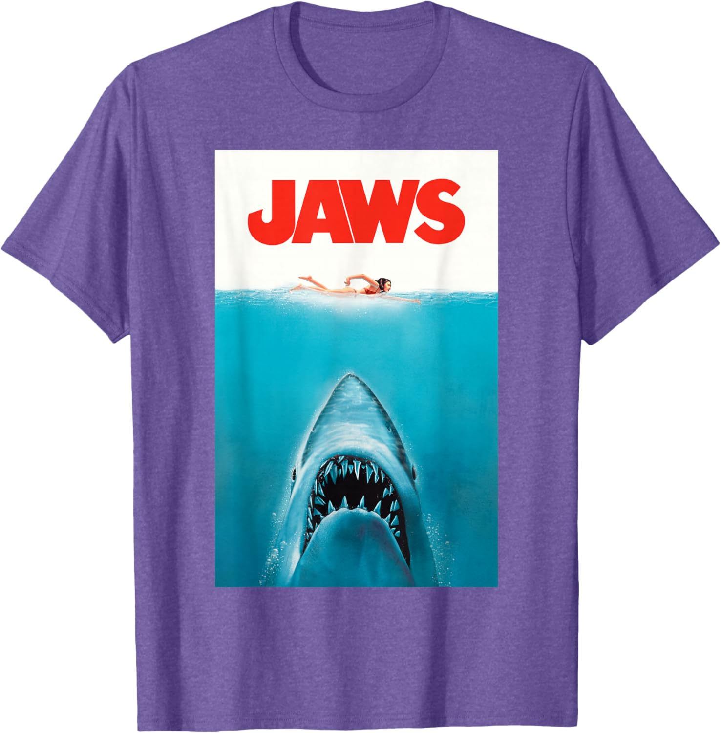 Jaws 50th Anniversary Classic T-Shirt with Front and Back Artwork - 4