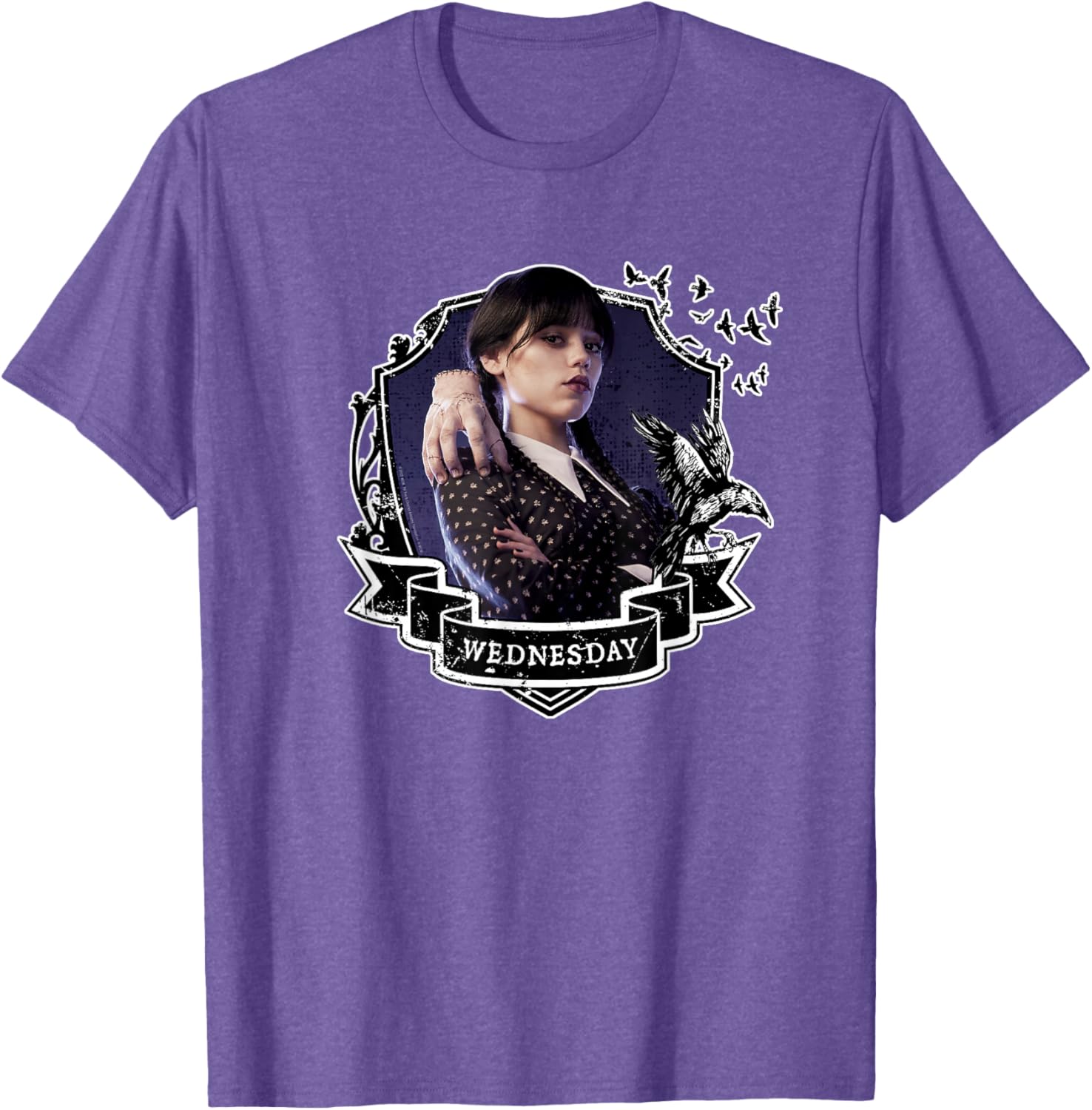 Wednesday Nevermore Graphic T-Shirt for Fans of Iconic Wednesday Style - 9