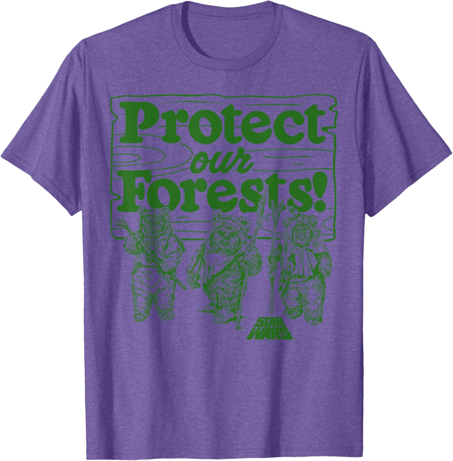 Star Wars Ewoks Protect Our Forests T-Shirt for Disney Fans - 10
