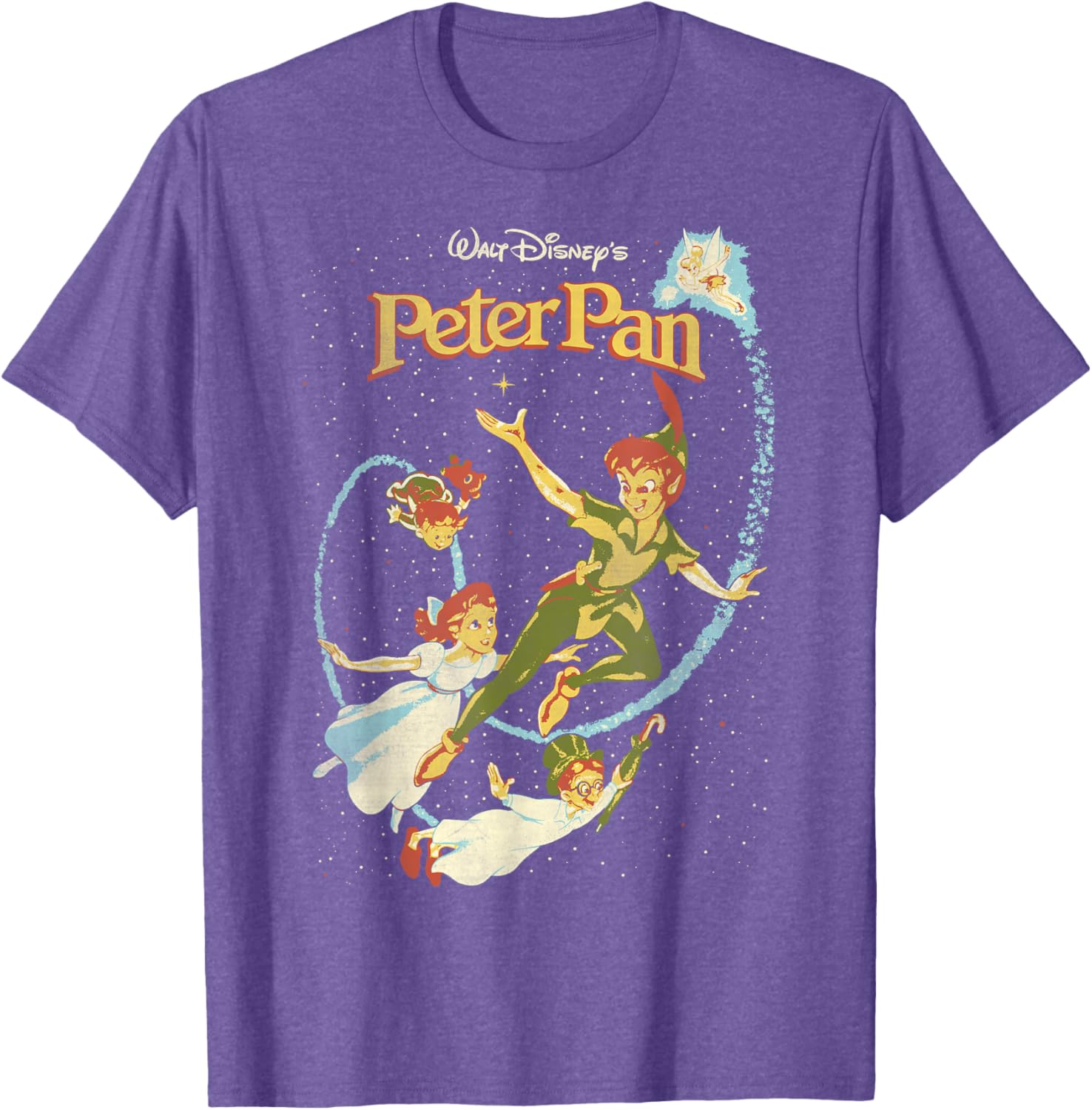 Disney Peter Pan Darling Flight Vintage Graphic T-Shirt for Dreamers - 2