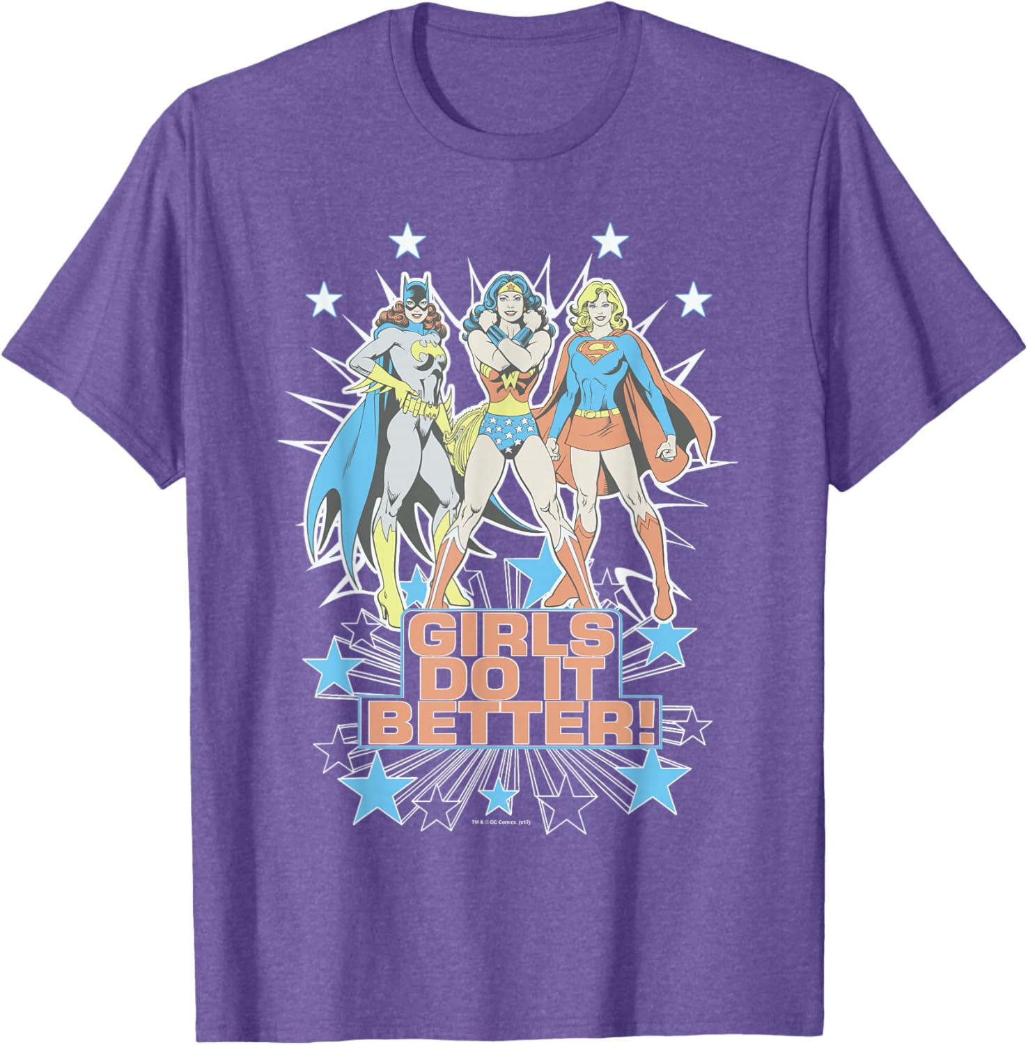 Wonder Woman Supergirl Batgirl Girls Do It Better T-Shirt for Heroes - 3