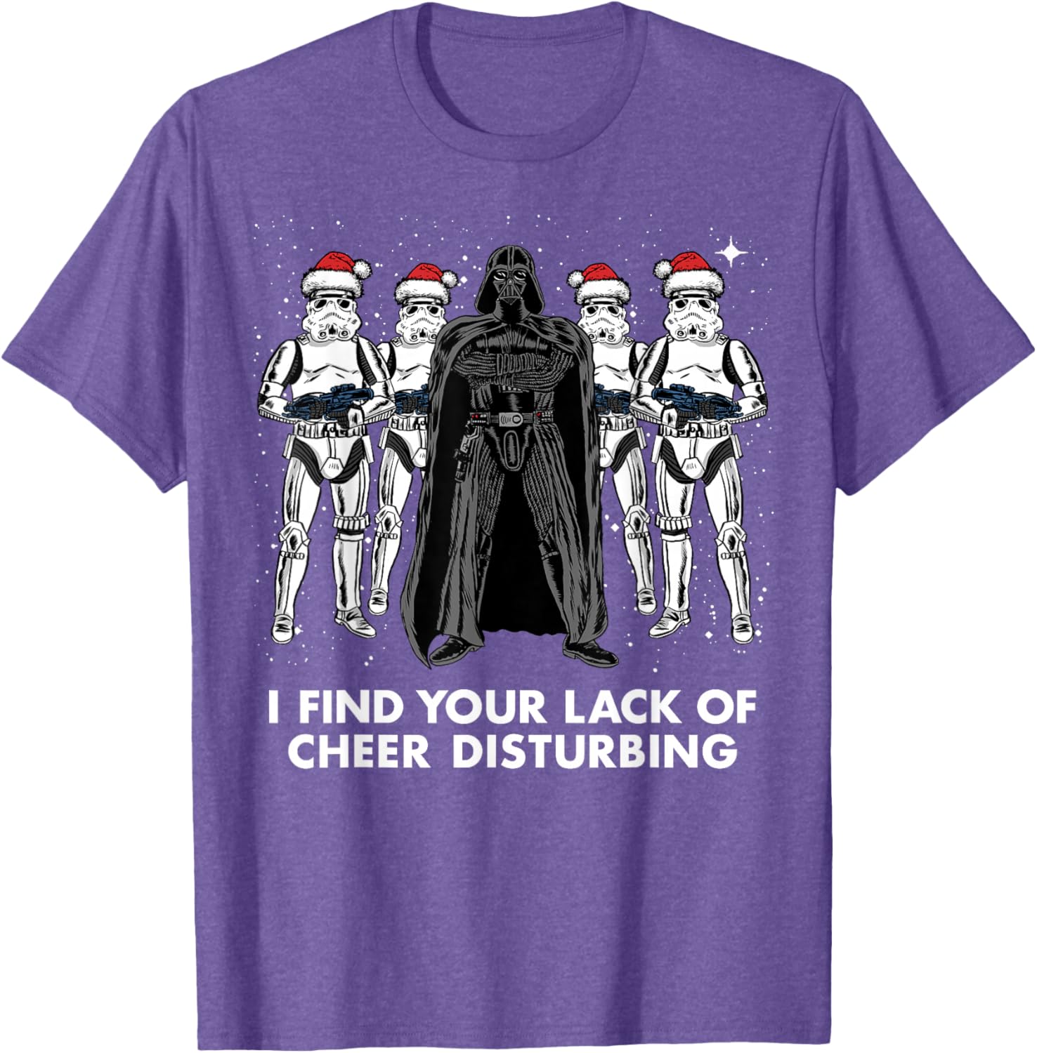 Star Wars Vader Trooper Christmas Cheer Graphic T-Shirt for Fans - 10