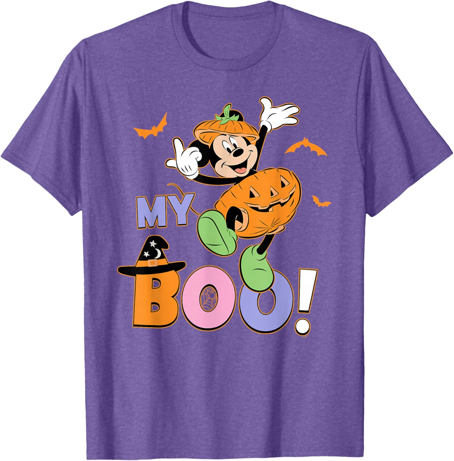 Disney Mickey Mouse My Boo Couples Halloween T-Shirt for Fun Halloween Style - 23