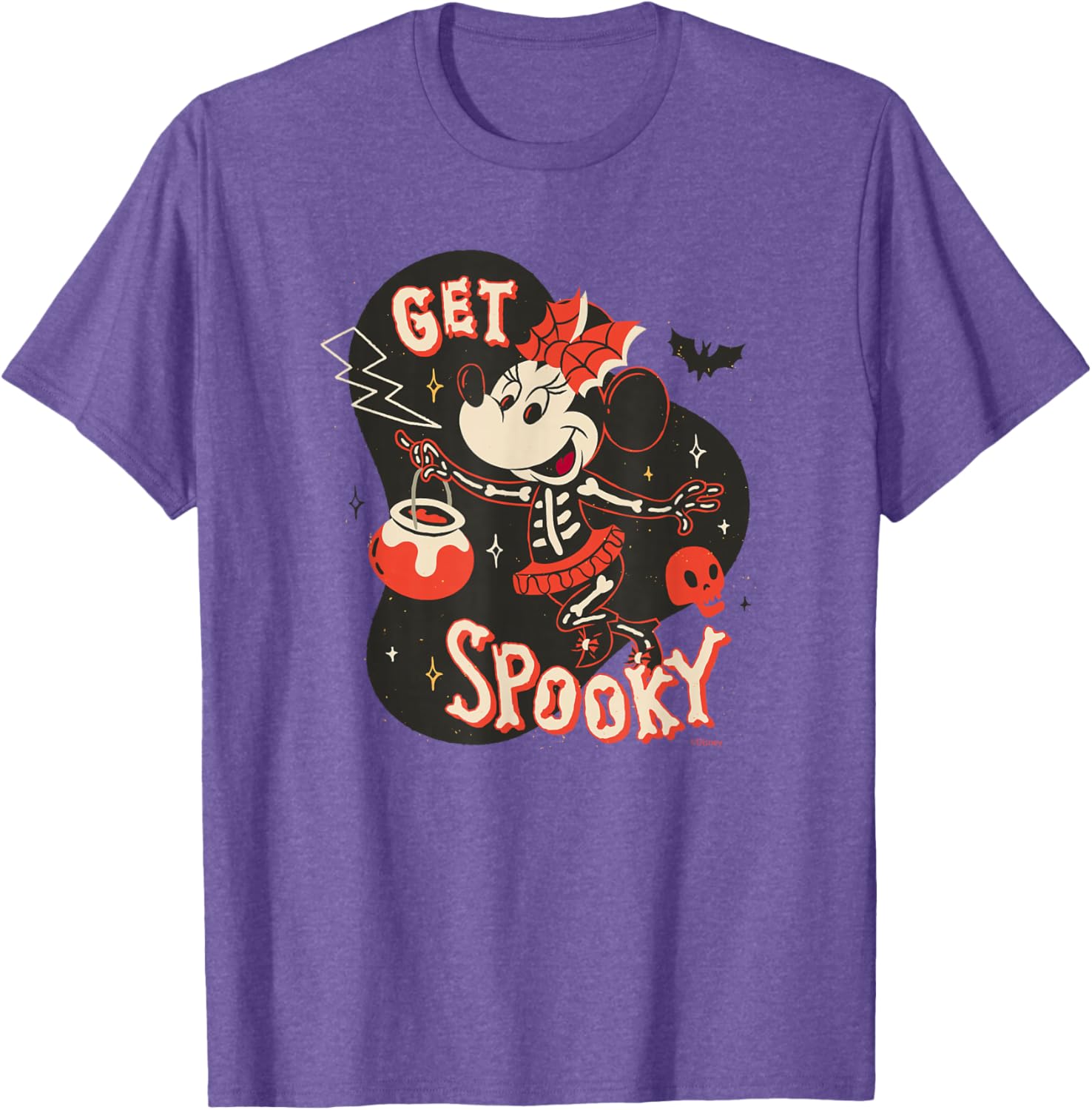 Disney Minnie Mouse Skeleton T-Shirt for Spooky Halloween Fun - 15