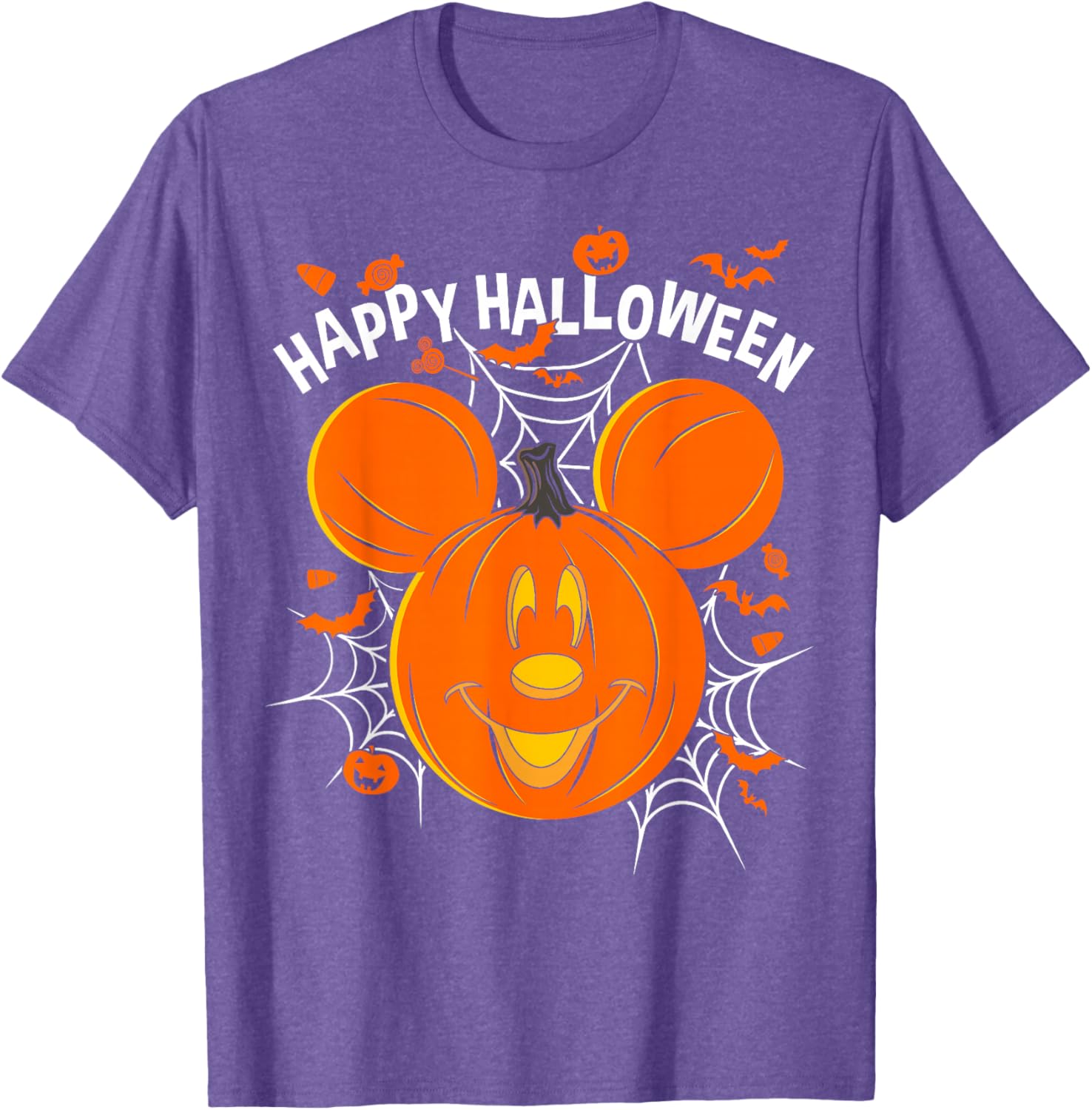 Disney Mickey Pumpkin Halloween T-Shirt for Kids and Adults Fun Style - 3