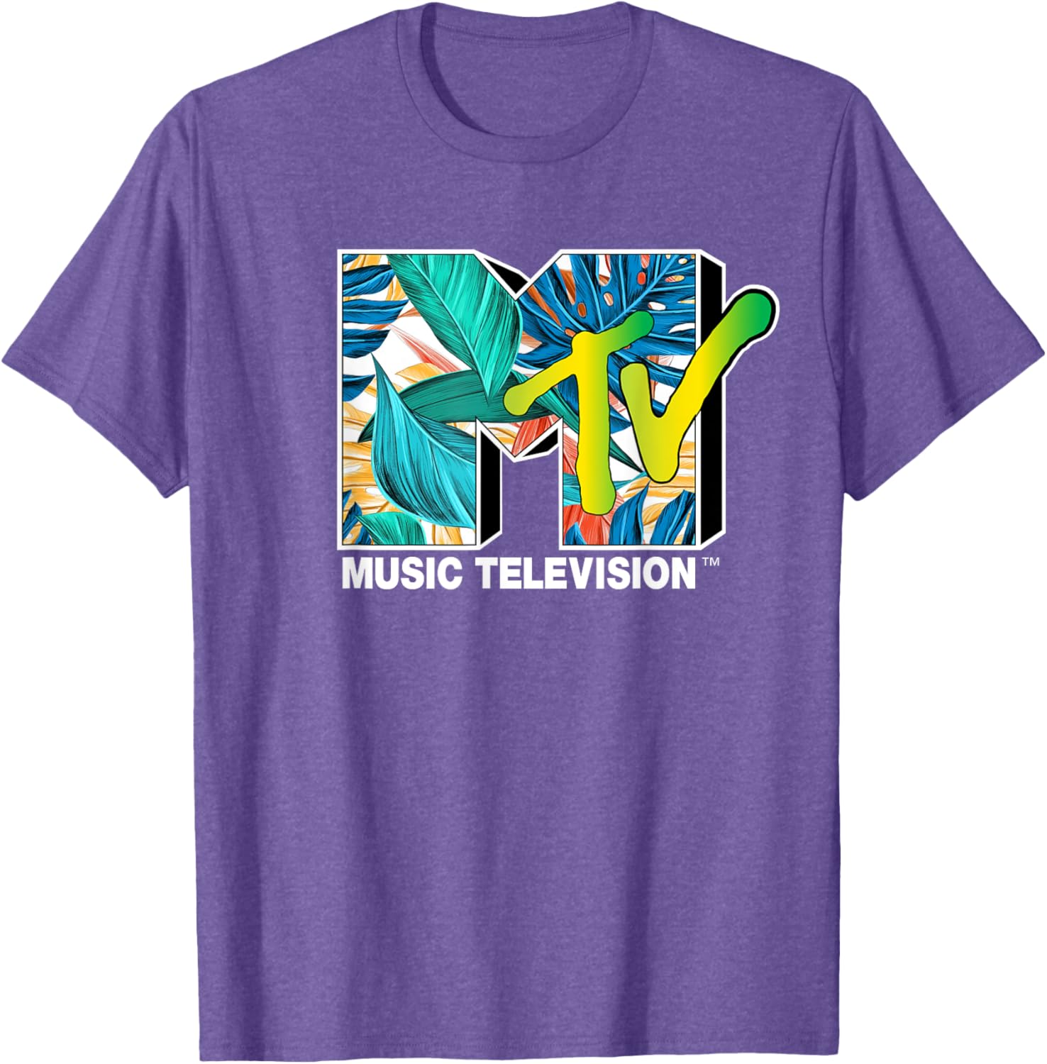 Mademark x MTV Tropical Plants T-Shirt for Stylish Comfort and Vibe - 10
