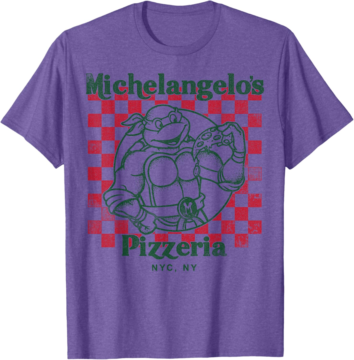 Teenage Mutant Ninja Turtles Mikey's Yummy Pizza Short Sleeve T-Shirt - 3