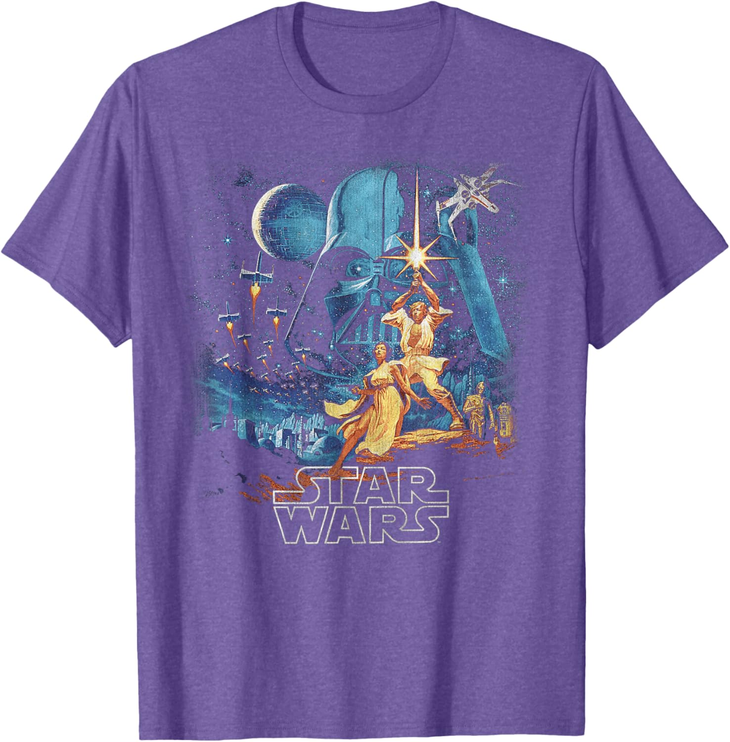 Star Wars A New Hope Retro Vintage Tee for Fans of Disney Plus - 2