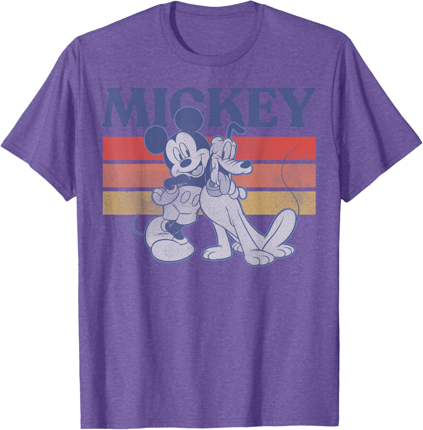 Disney Mickey and Friends Retro Line T-Shirt Featuring Mickey and Pluto - 4