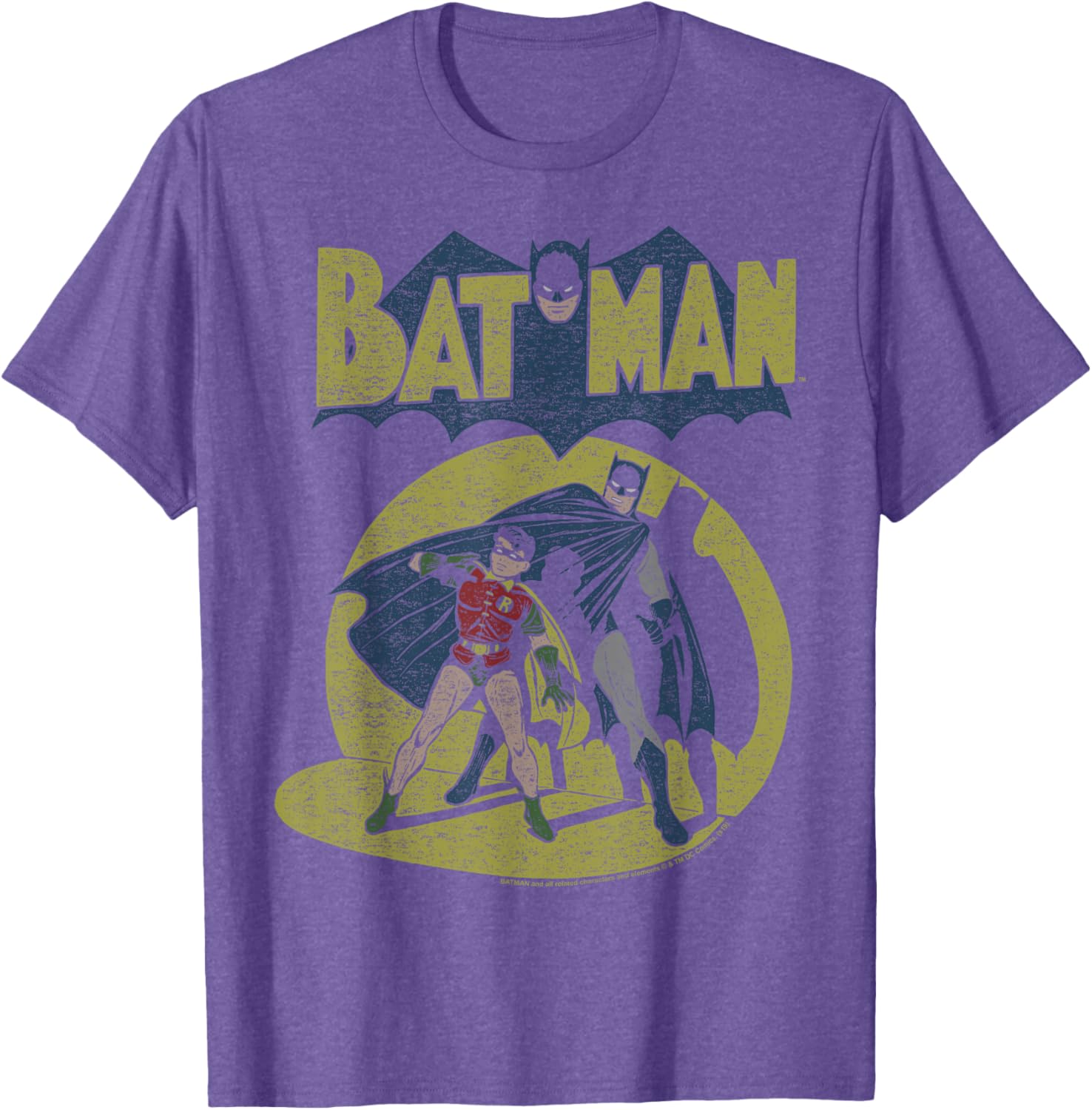 DC Comics Batman Vintage Spotlight T-Shirt for Fans of Classic Style - 5