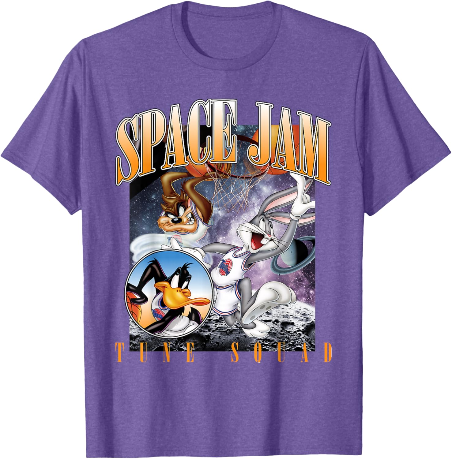 Vintage Space Jam Tune Squad T-Shirt for Fans of Classic Basketball Style - 12