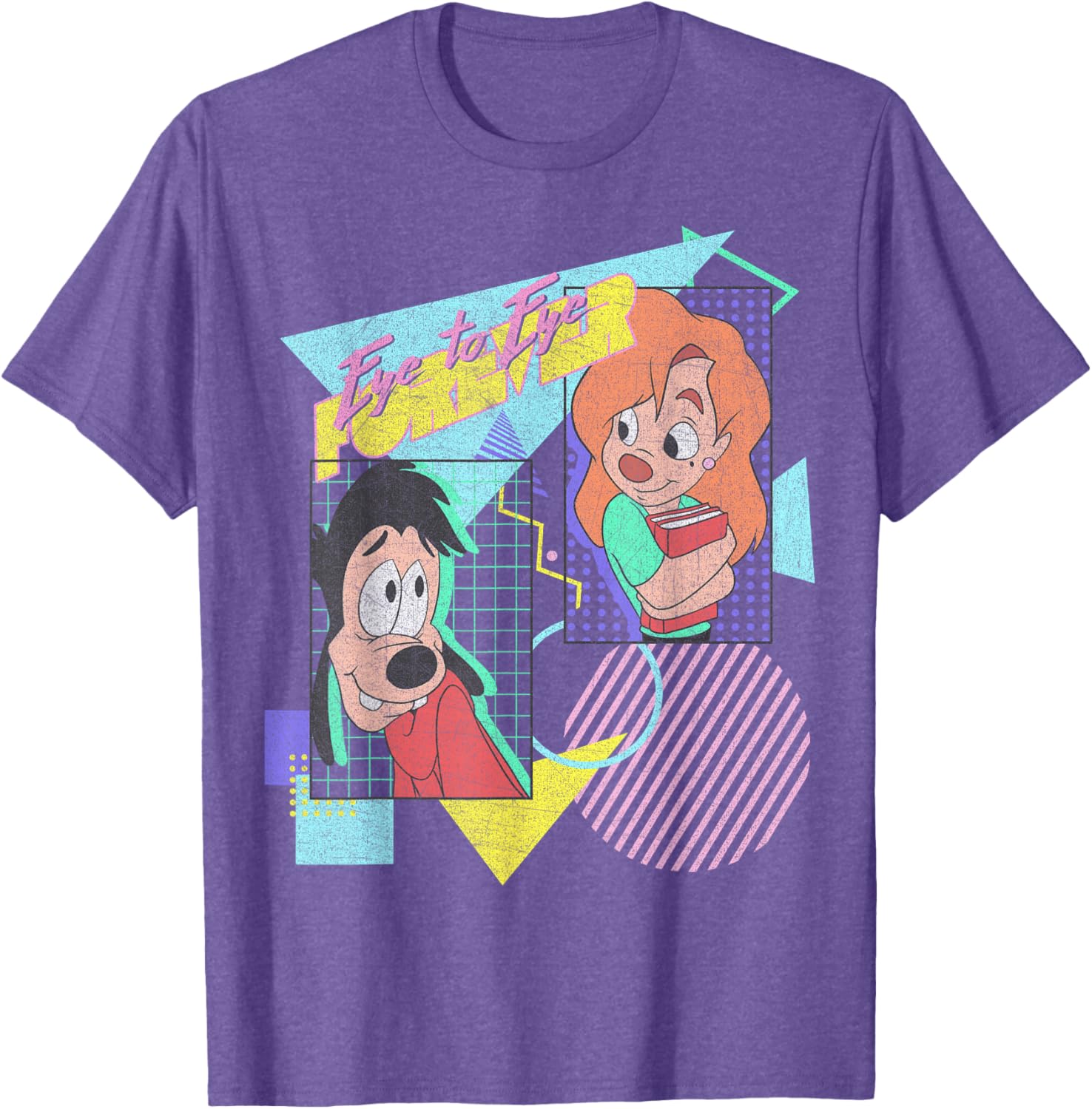 Disney A Goofy Movie Max and Roxanne Eye to Eye Forever T-Shirt for Fans - 5