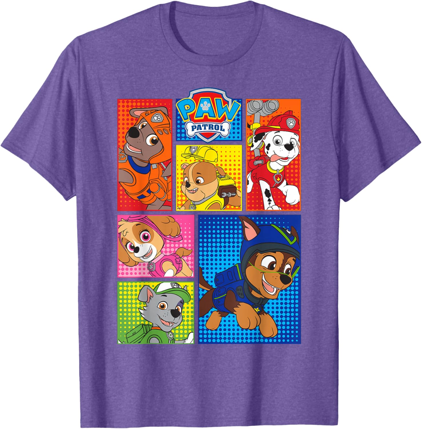 Adorable Paw Patrol Pup Shapes T-Shirt for Kids - Fun and Stylish Apparel - 10