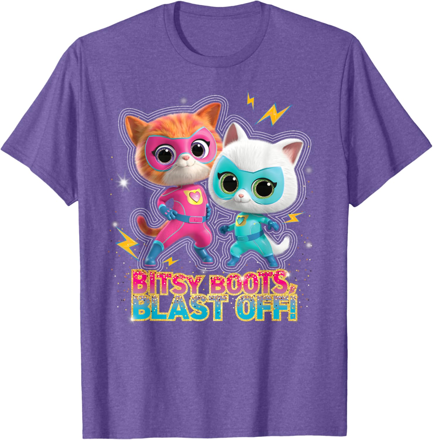 Disney Junior SuperKitties Ginny and Bitsy Blast Off T-Shirt for Kids - 14