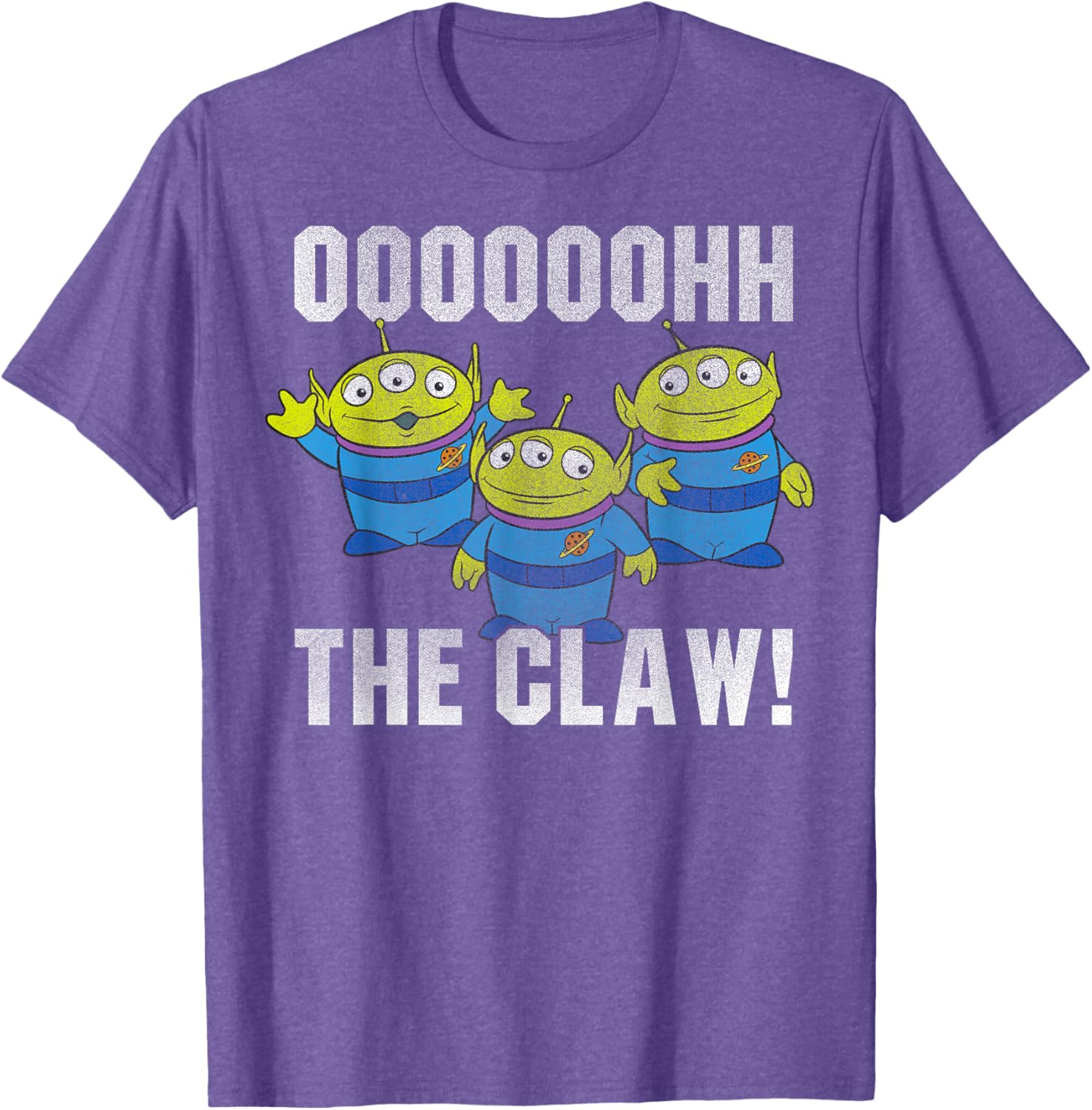Disney Pixar Toy Story Alien Oooooh The Claw Distressed T-Shirt for Fans - 1