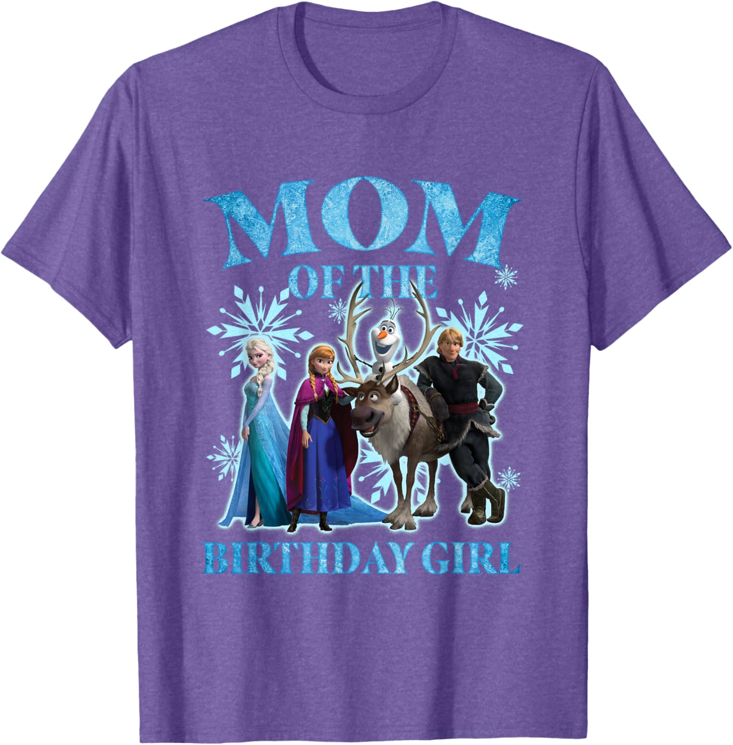 Disney Frozen Mom of the Birthday Girl T-Shirt for Fun Celebrations - 11