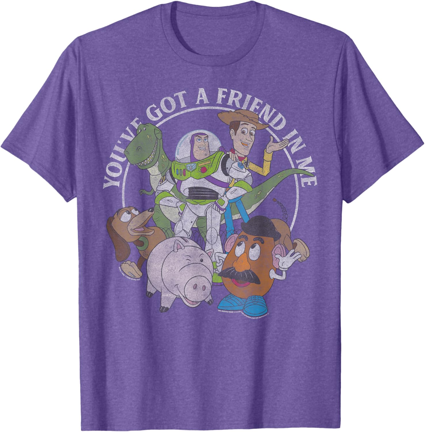 Disney Pixar Toy Story You've Got A Friend In Me Group Shot T-Shirt - 9