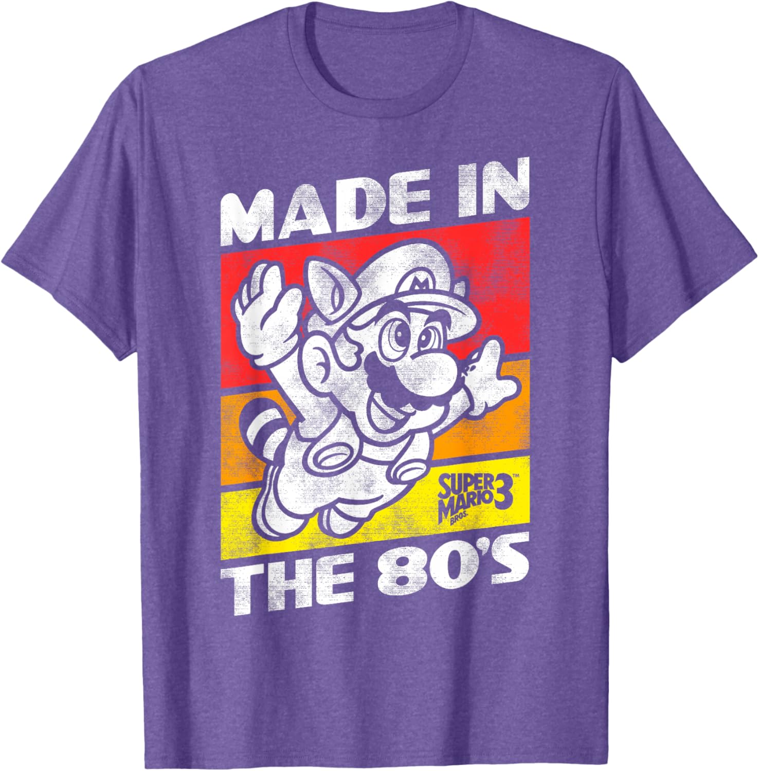 Retro Nintendo Super Mario 3 T-Shirt for 80's Gaming Fans - 11