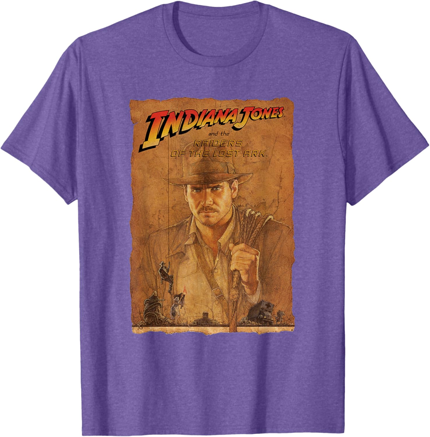 Indiana Jones Raiders of the Lost Ark Poster Art T-Shirt for Fans - 13