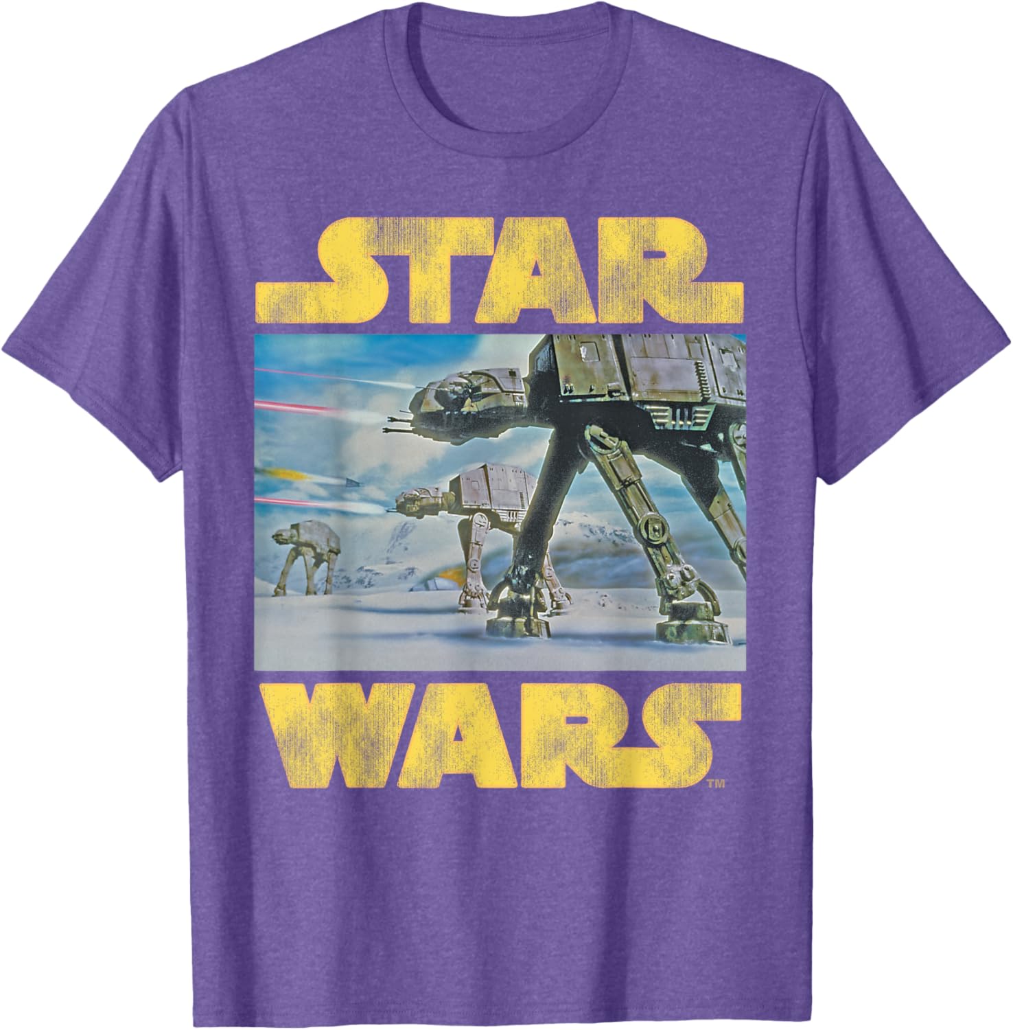 Star Wars Vintage AT-AT Battle of Hoth T-Shirt for Fans and Collectors - 7