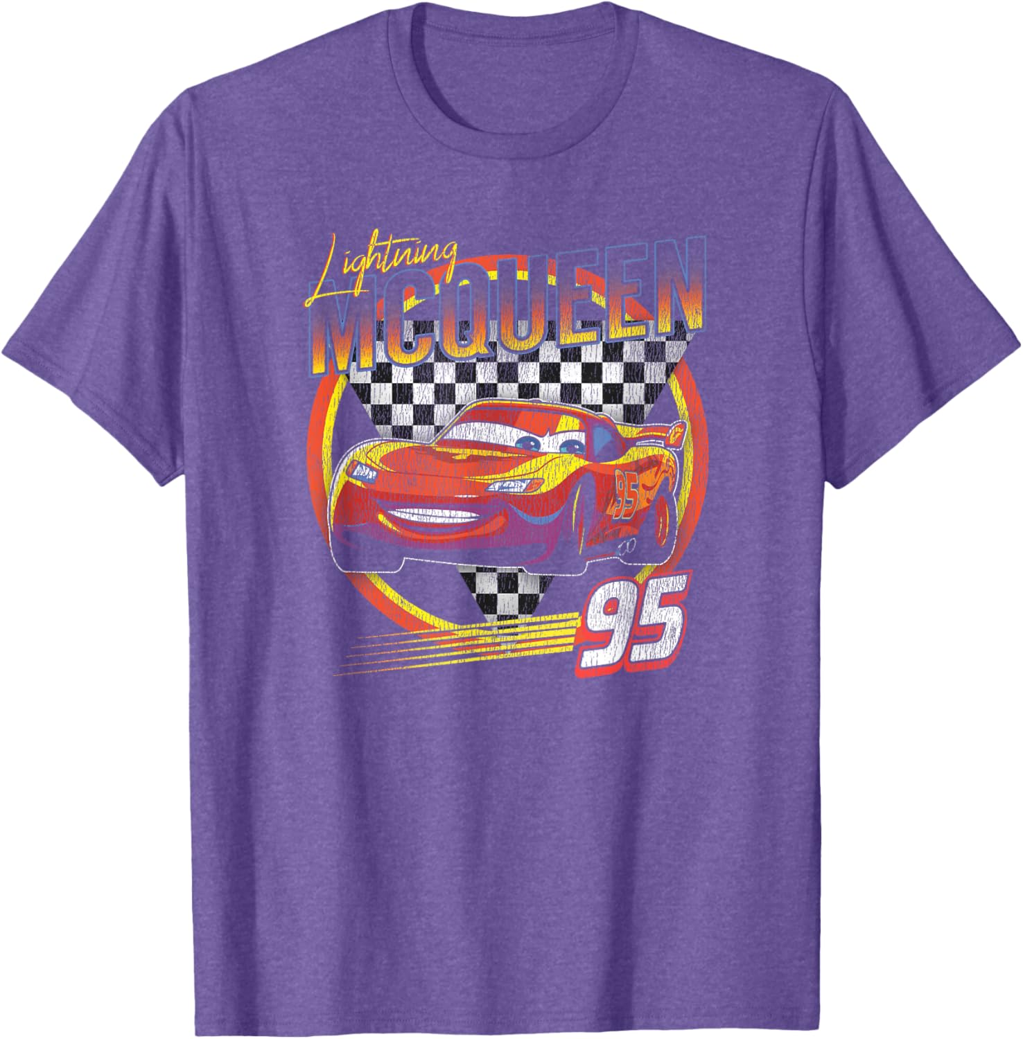Vintage Lightning McQueen T-Shirt for Disney Pixar Cars Fans - 2