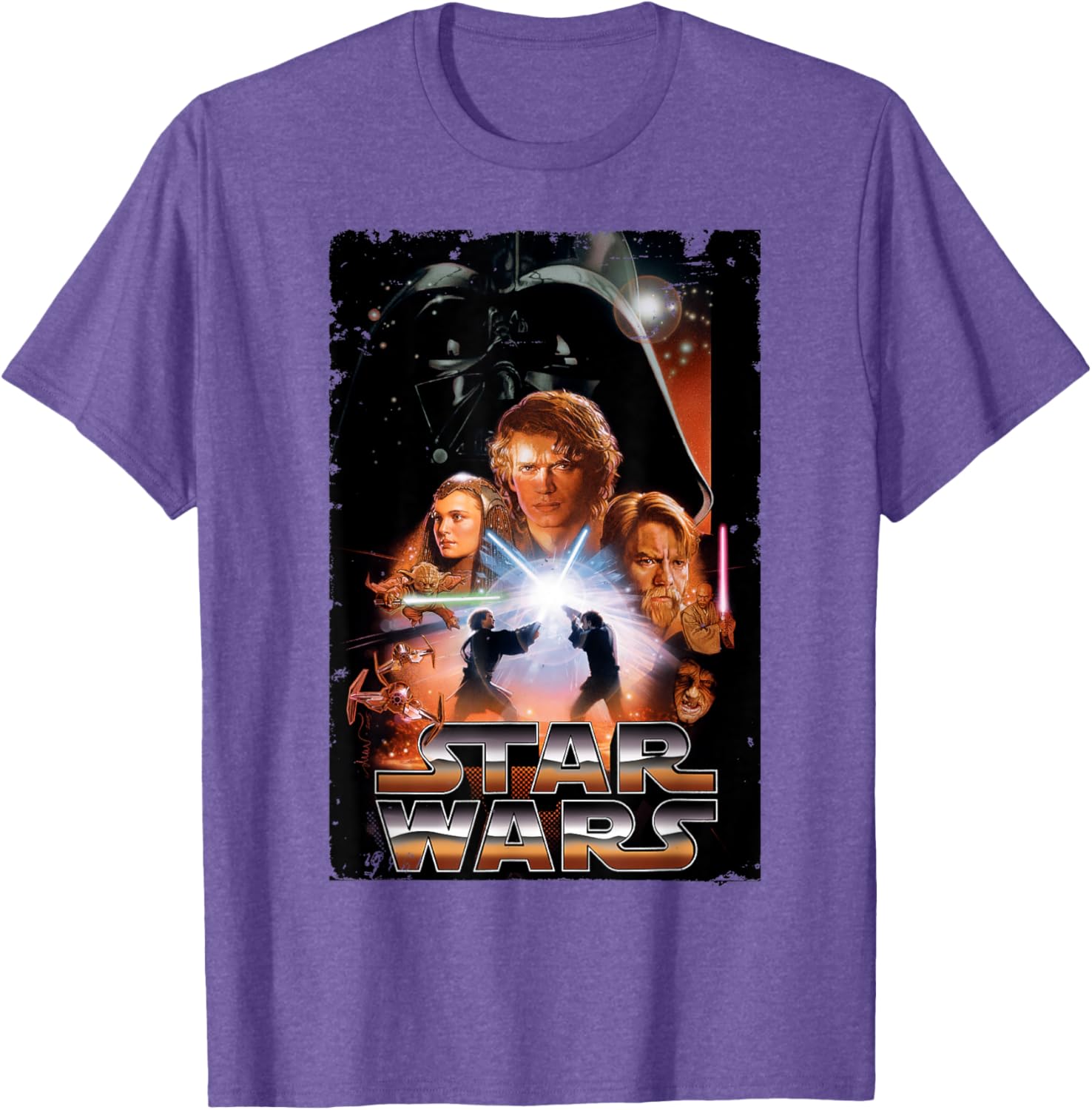 Vintage Star Wars Revenge of the Sith T-Shirt for Disney Fans - 12