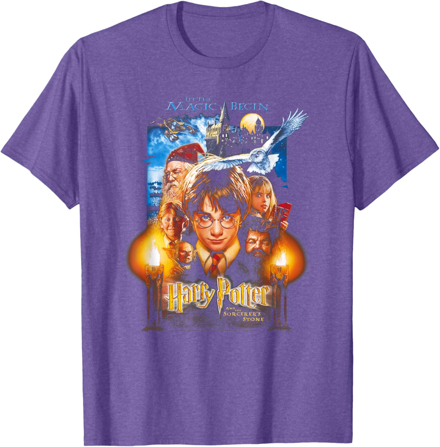 Harry Potter Black Movie Poster T-Shirt for Women - Short Sleeve Small - 7