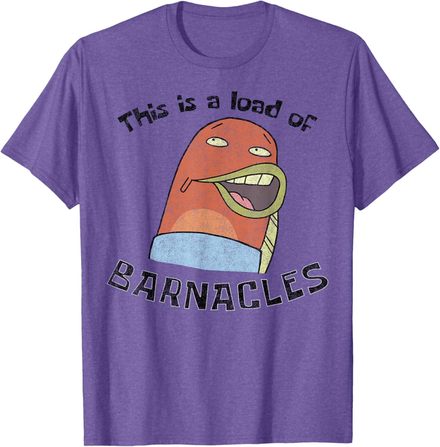 SpongeBob SquarePants Barnacles T-Shirt Fun Cartoon Apparel for Fans - 7