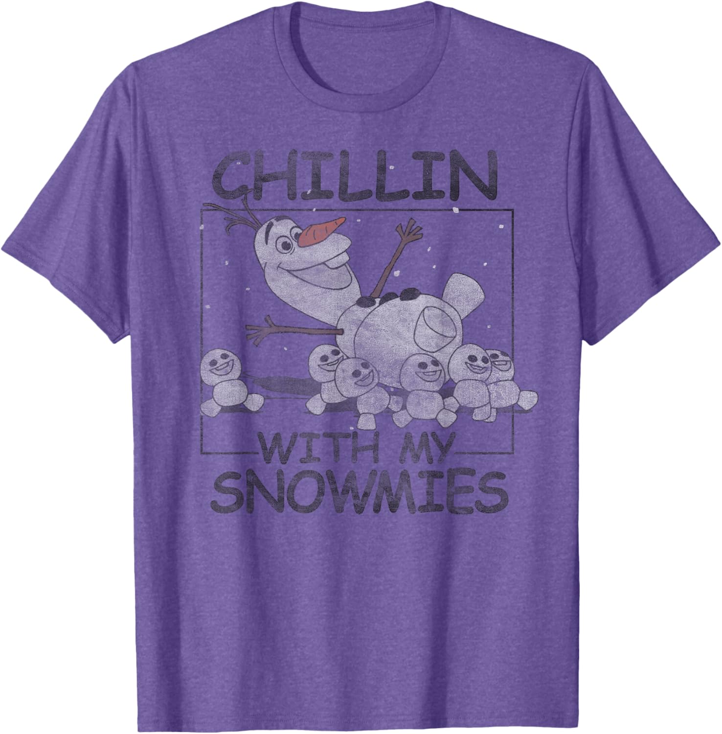 Disney Frozen Olaf Chillin With My Snowmies T-Shirt for Kids and Adults - 1