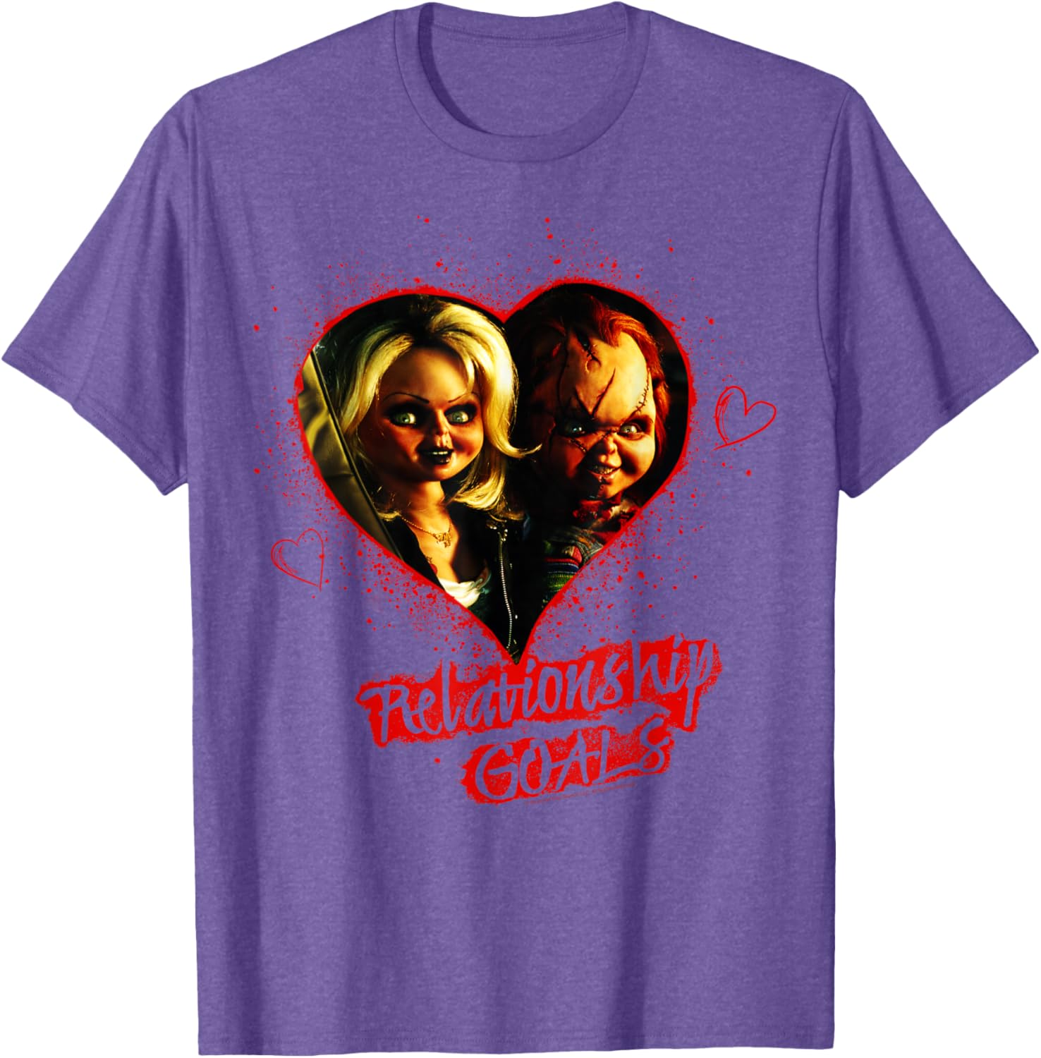 Child's Play Chucky and Tiffany Relationship Goals T-Shirt for Kids - 4