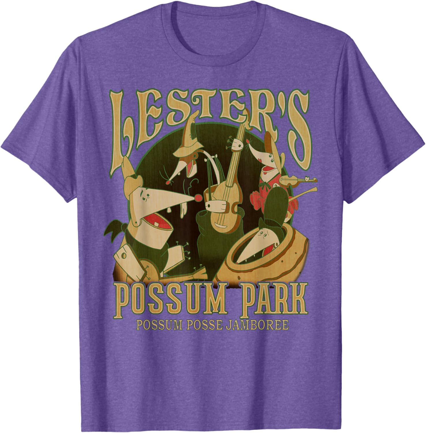 Disney A Goofy Movie Lester's Possum Park Vintage T-Shirt for Fans - 2
