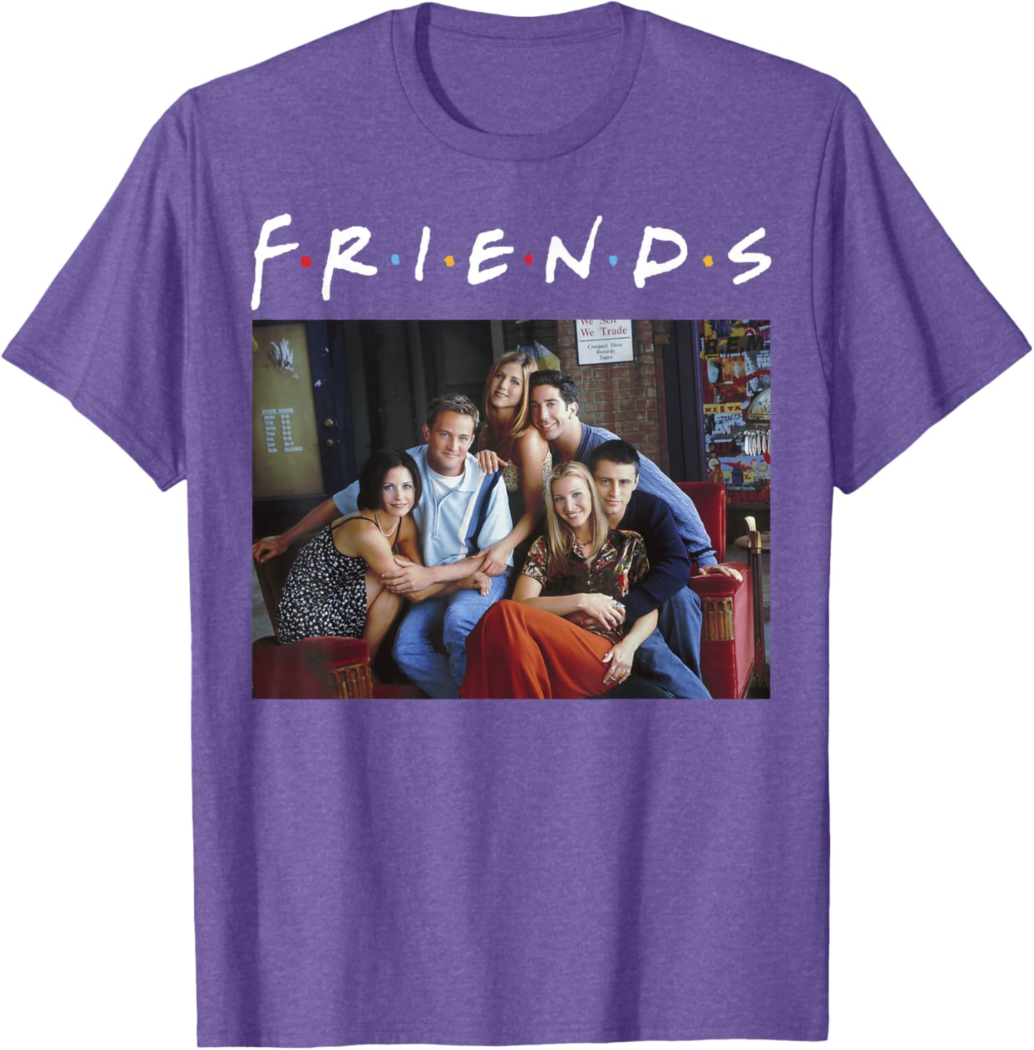 Friends Classic Logo Group Portrait T-Shirt for Fans and Fashionistas - 10