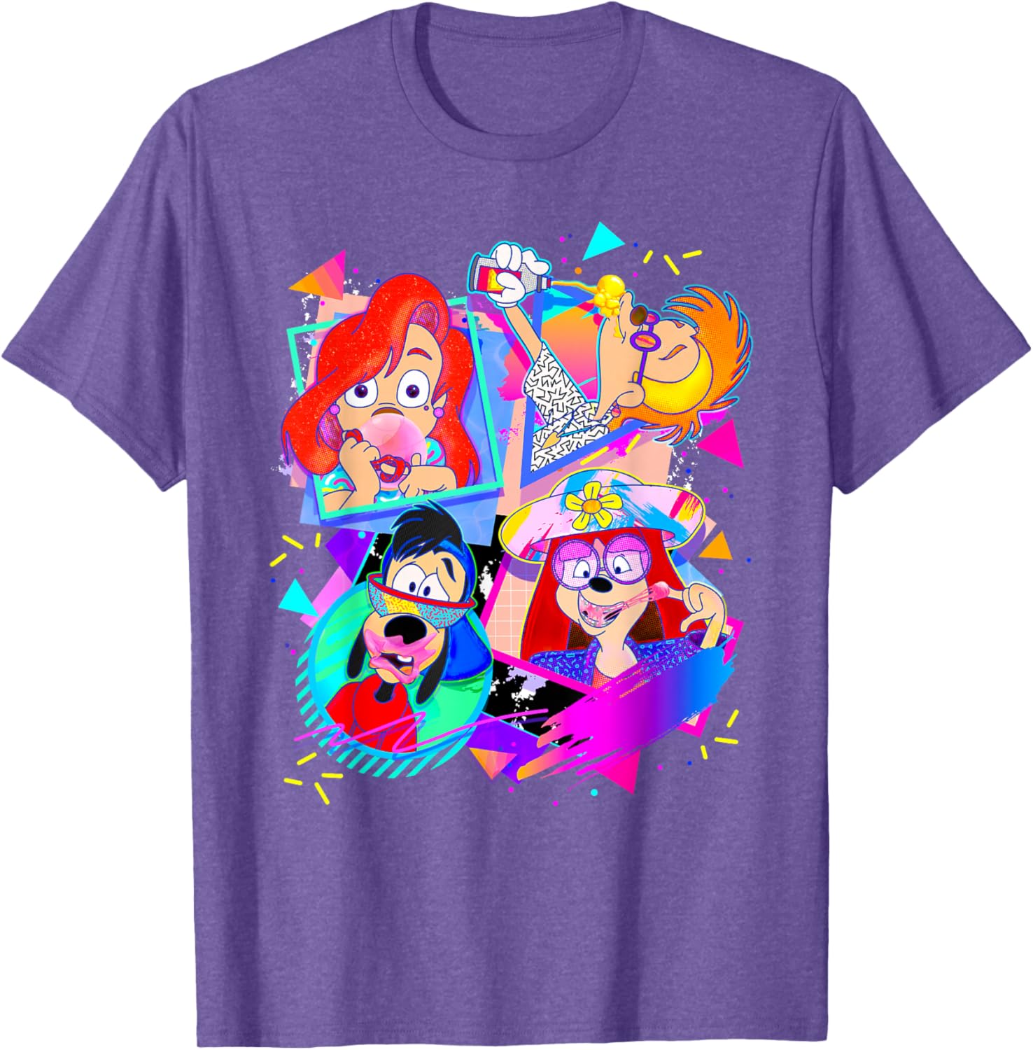 Disney A Goofy Movie Bubble Gum Retro T-Shirt for 90s Fans - 8