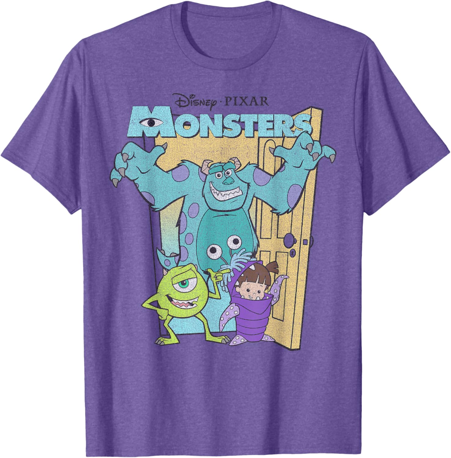 Disney Pixar Monsters Inc Mike Sulley Boo T-Shirt for Kids and Adults - 5