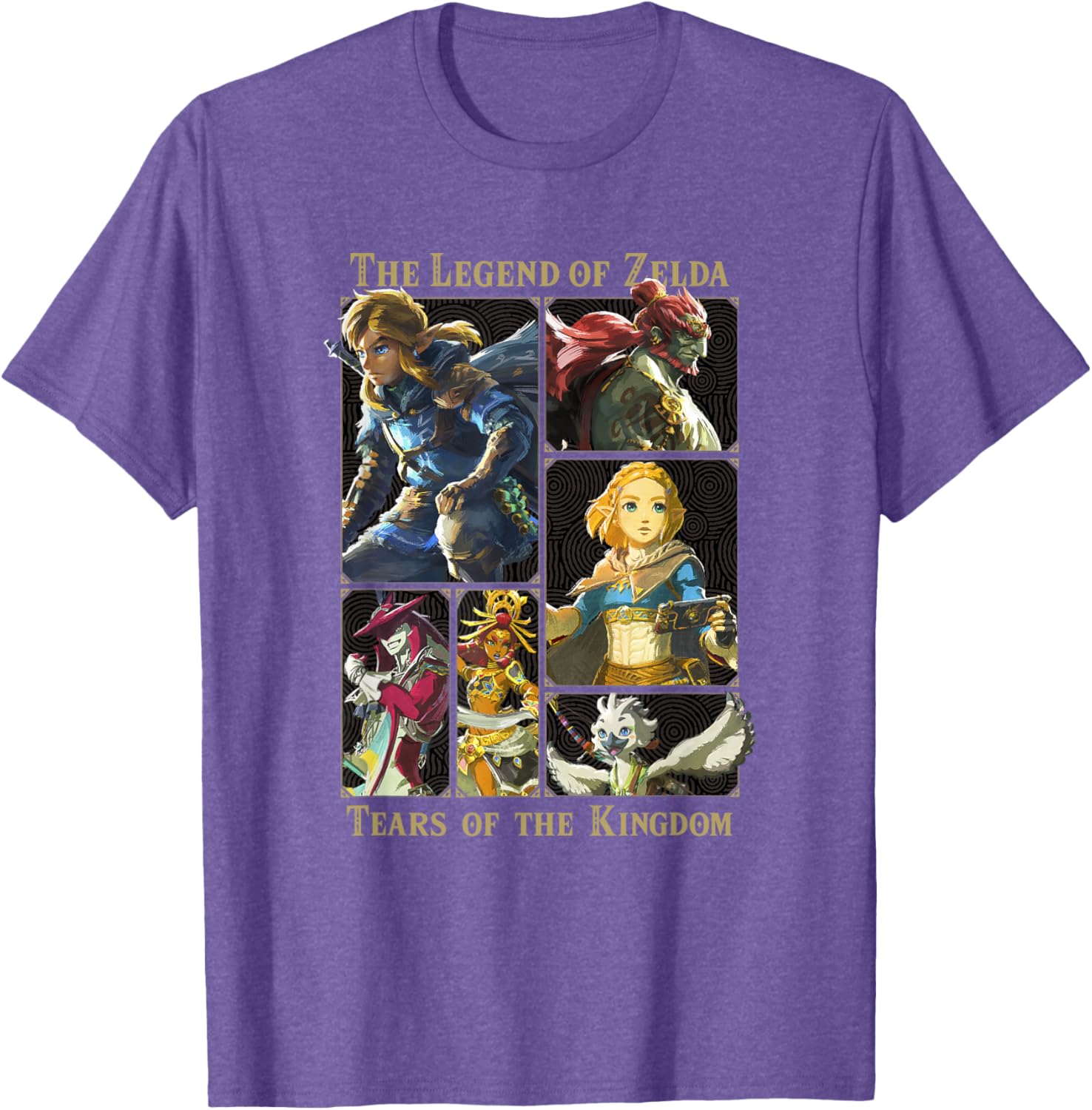 The Legend of Zelda Tears of the Kingdom Character Box Up T-Shirt - 3